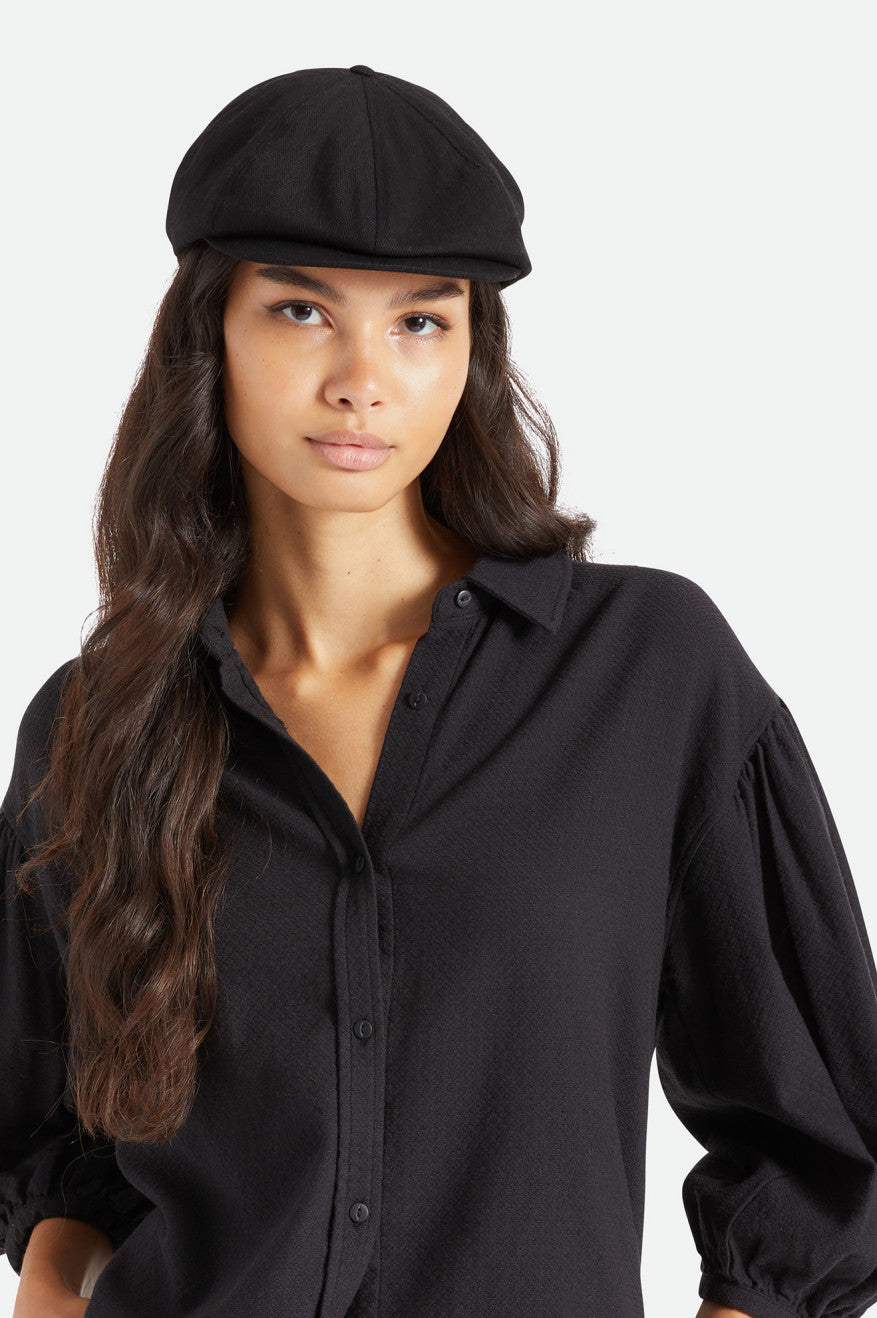 Black Women's Brixton Brood Hats | 214637-HWE