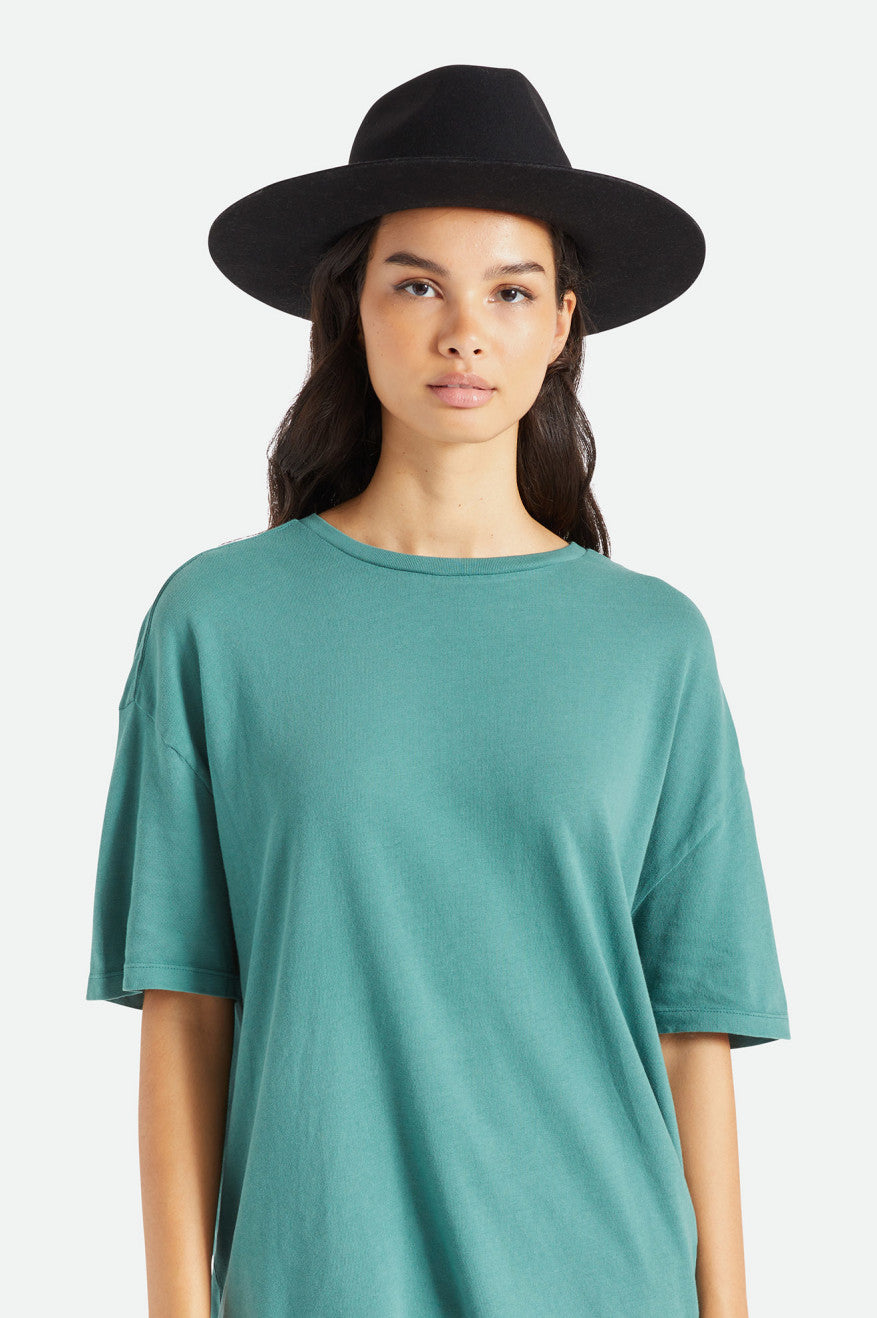 Black Women's Brixton Cohen Cowboy Hat Hats | 307849-DQX