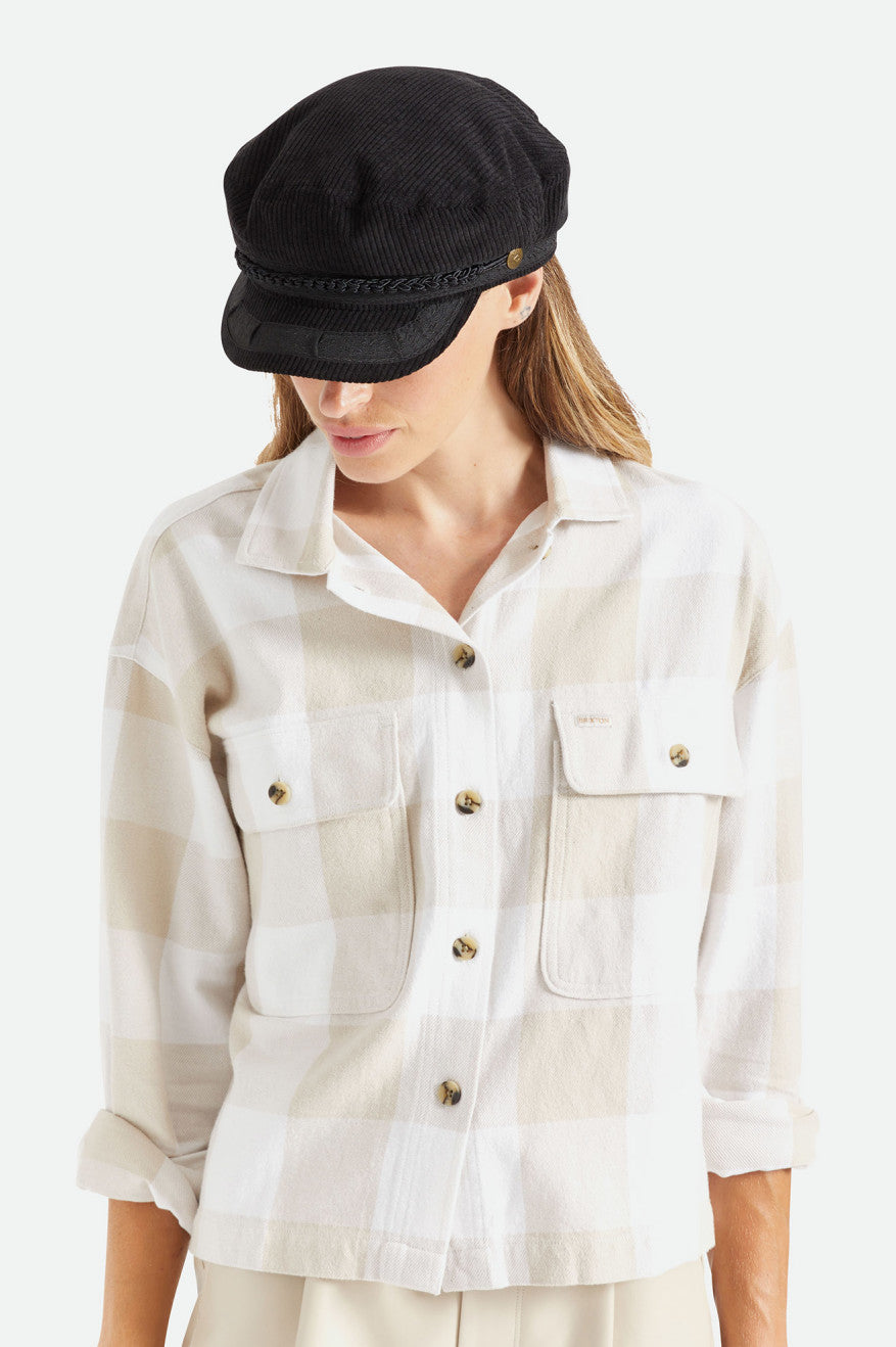 Black Women's Brixton Fiddler Reserve Hats | 610539-KJP