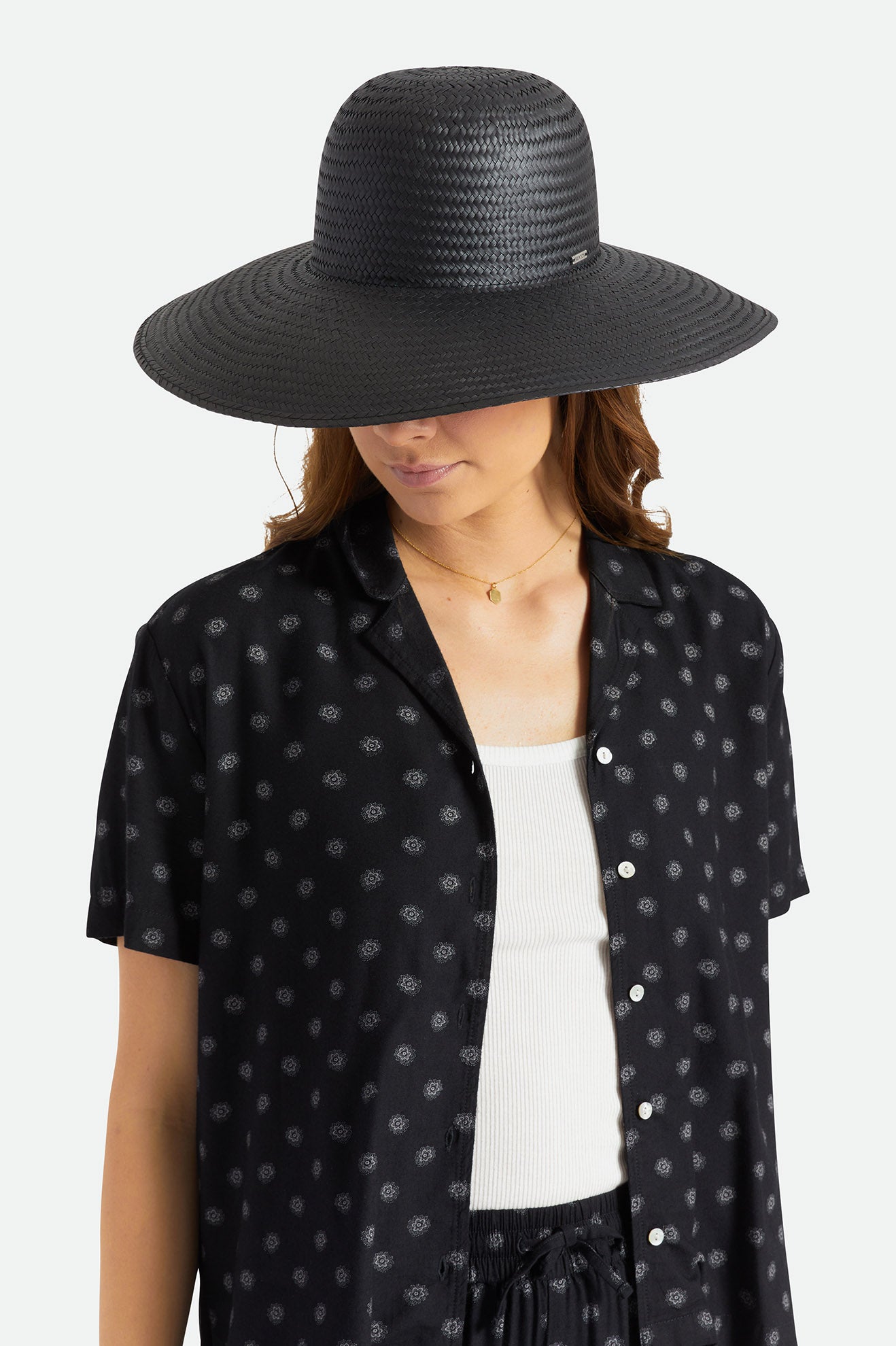 Black Women's Brixton Janae Sun Hat Hats | 524193-AEC