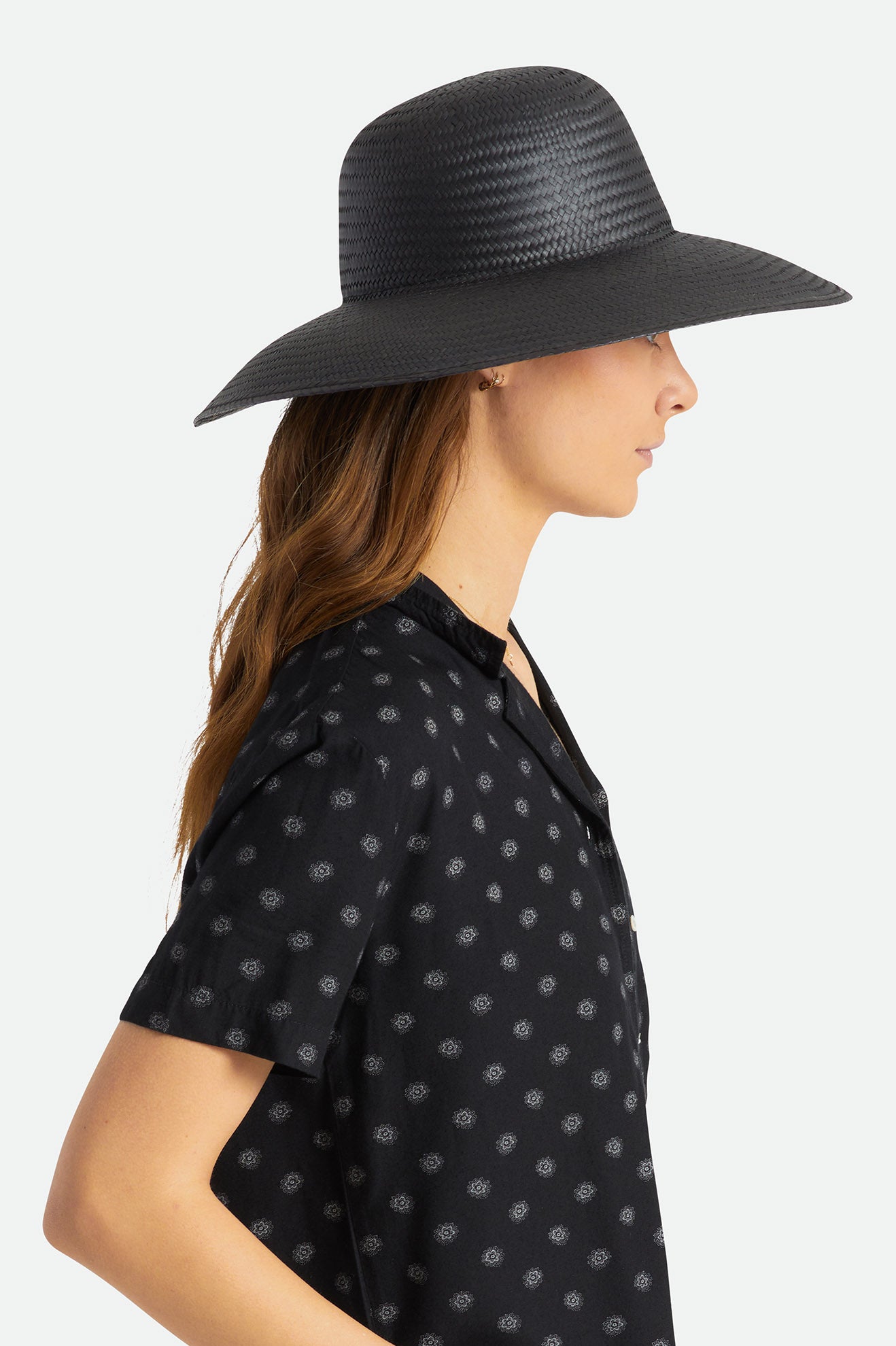 Black Women's Brixton Janae Sun Hat Hats | 524193-AEC