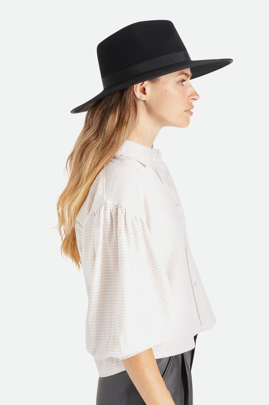 Black Women's Brixton Jo Rancher Hat Hats | 349851-KRO