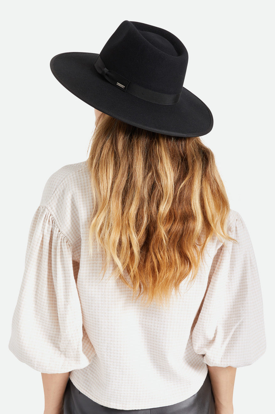 Black Women's Brixton Jo Rancher Hat Hats | 349851-KRO