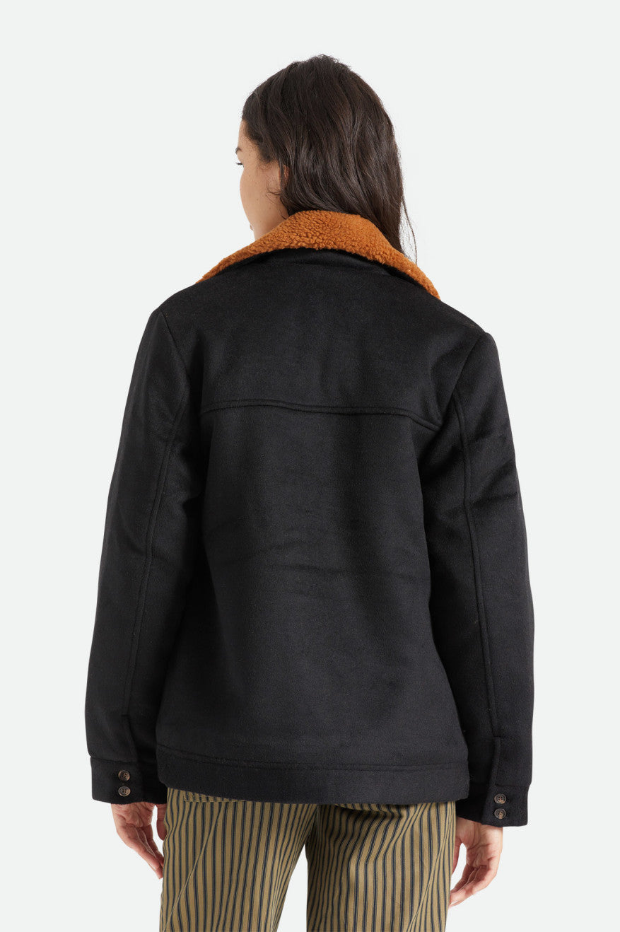 Black Women's Brixton Nouvelle Jackets | 521679-CVO