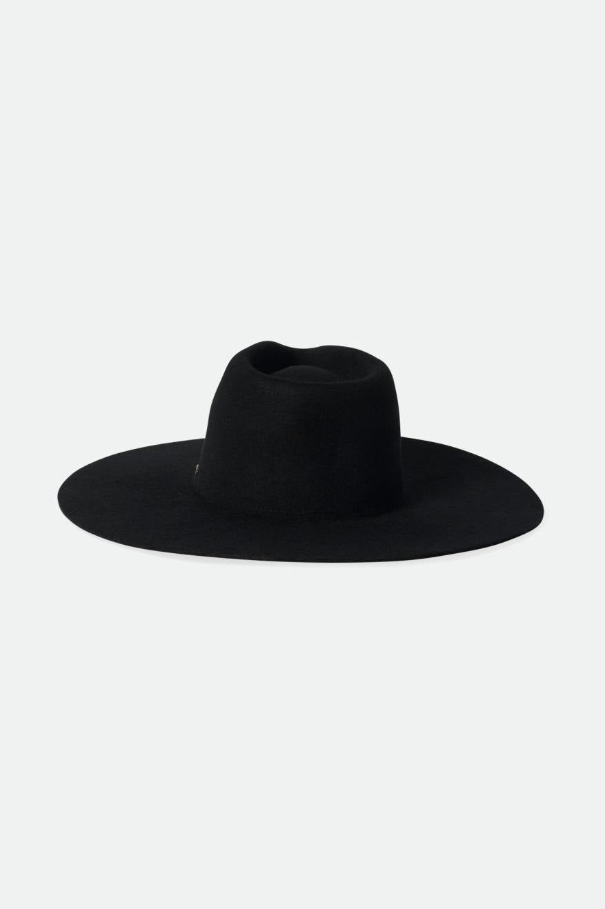 Black Women's Brixton Primrose Felt Fedora Fedoras | 684953-VTR