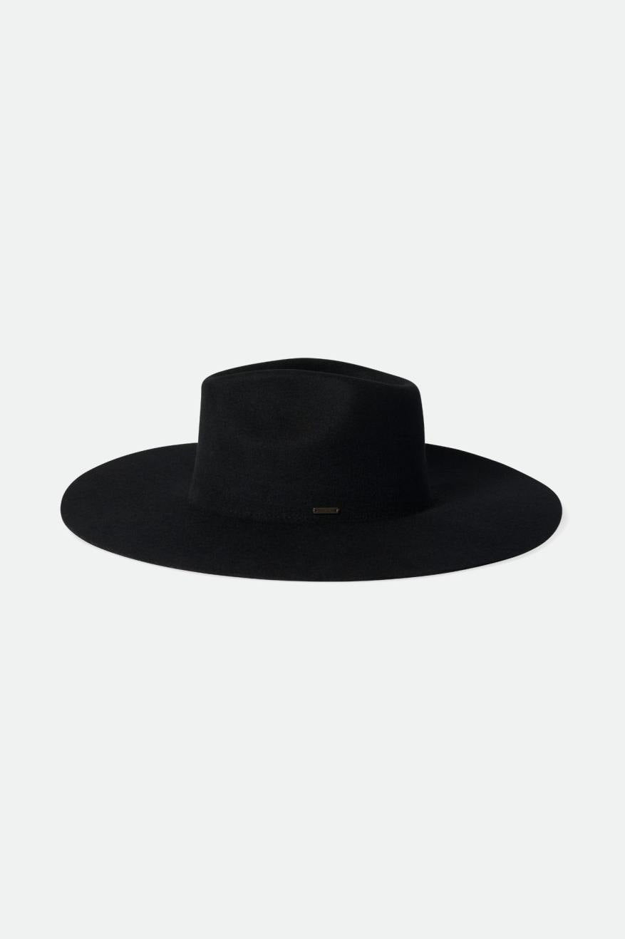 Black Women's Brixton Primrose Felt Fedora Fedoras | 684953-VTR