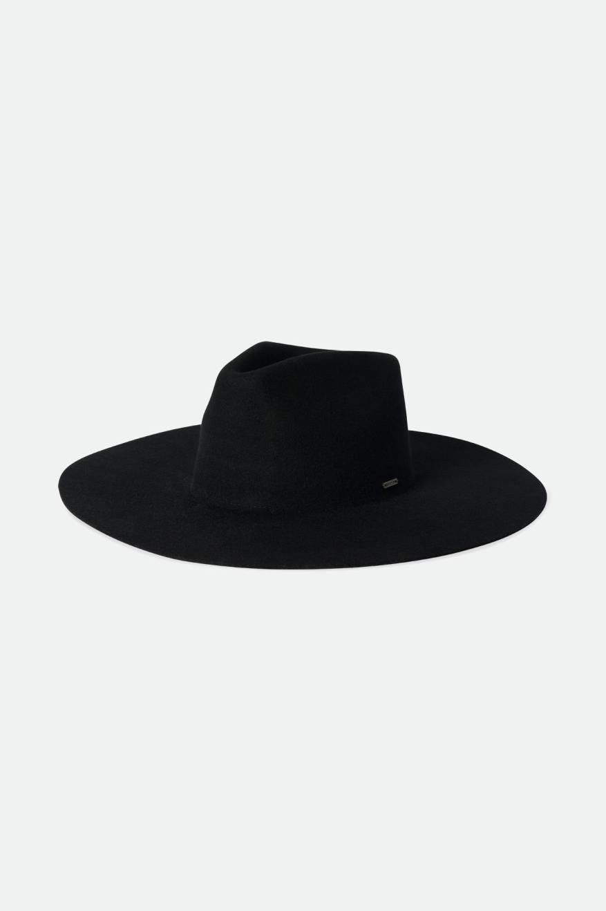 Black Women\'s Brixton Primrose Felt Fedora Fedoras | 684953-VTR