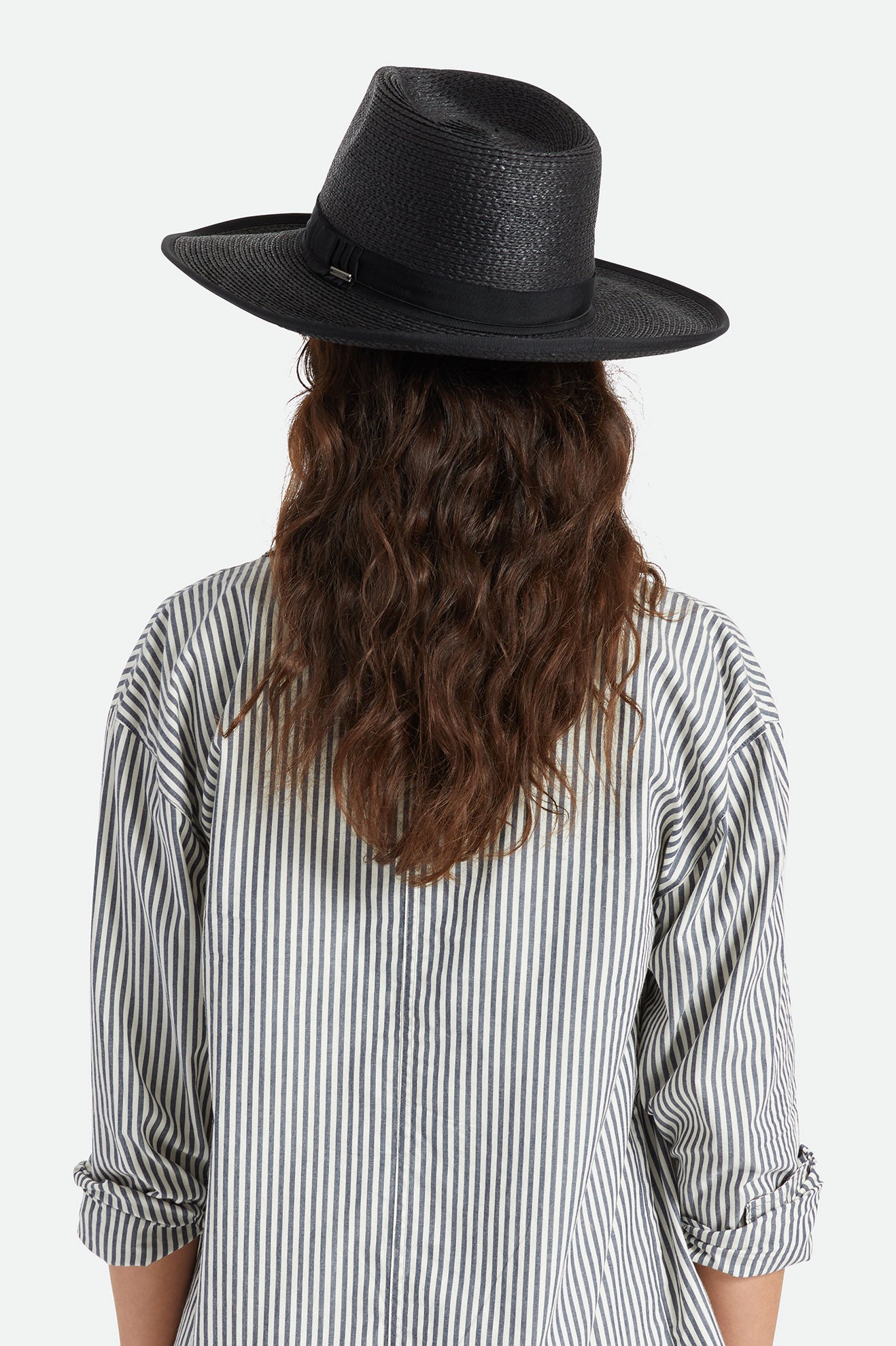 Black Women's Brixton Reno Straw Hat Hats | 960587-FWX