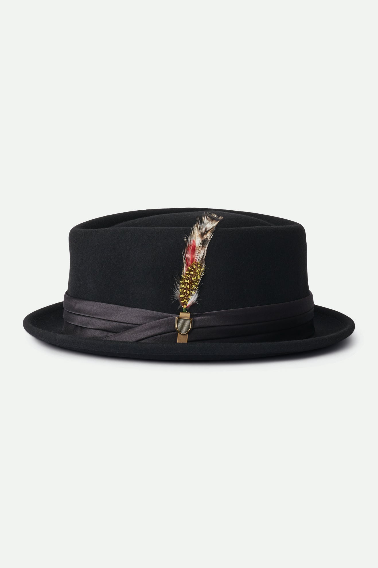 Black Women's Brixton Stout Pork Pie Hats | 063874-KAR