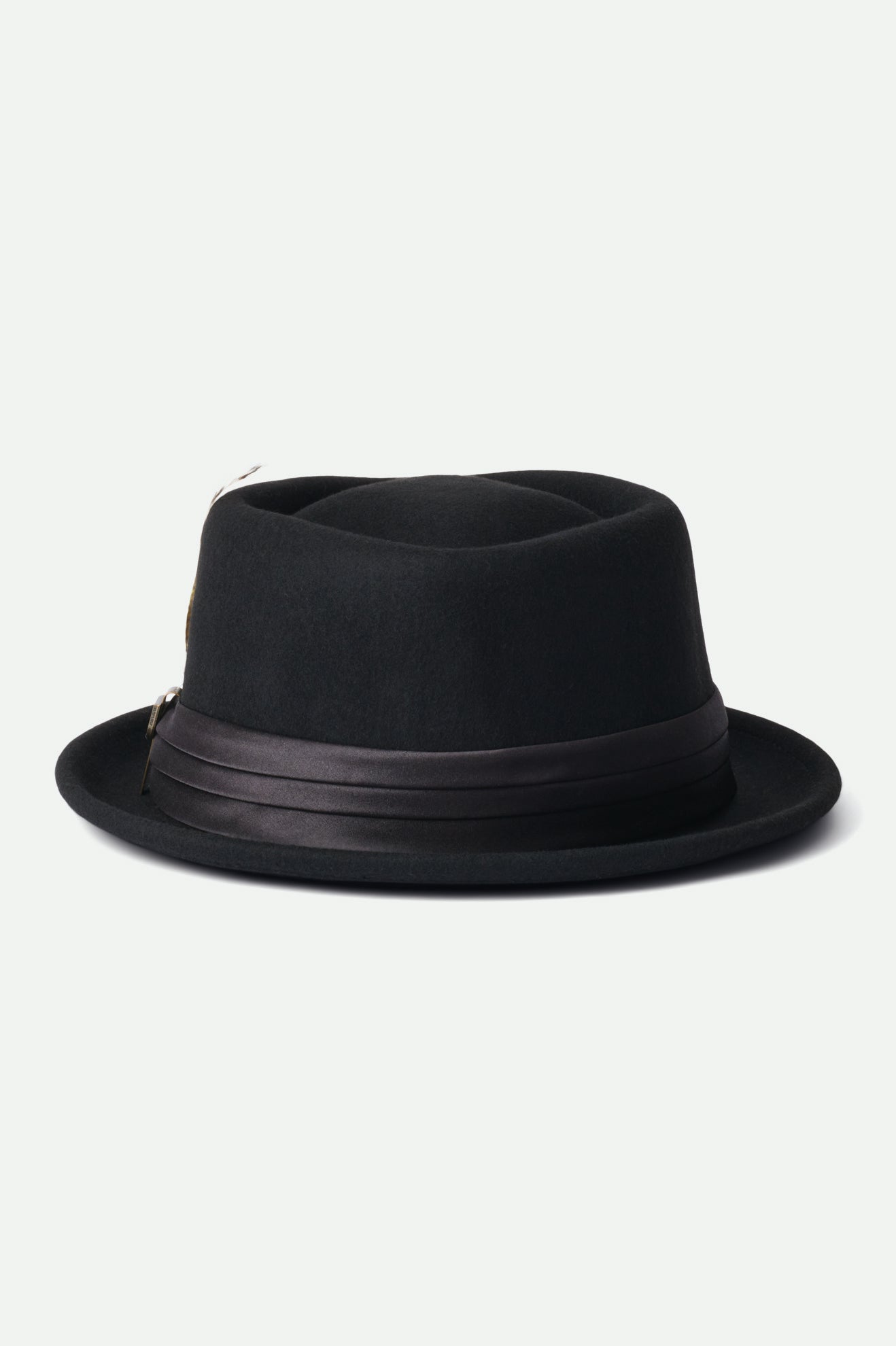 Black Women's Brixton Stout Pork Pie Hats | 063874-KAR