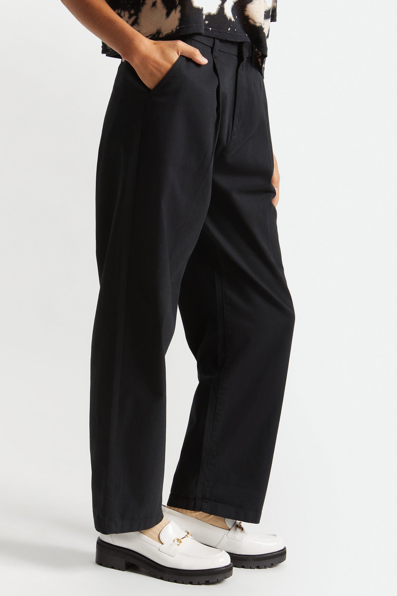 Black Women's Brixton Victory Trouser Bottoms | 674312-XJN