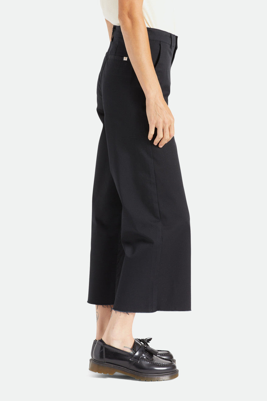 Black Women's Brixton Victory Wide Leg Bottoms | 257169-CKM