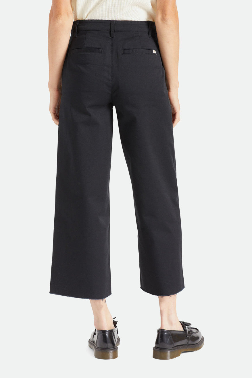 Black Women's Brixton Victory Wide Leg Bottoms | 257169-CKM