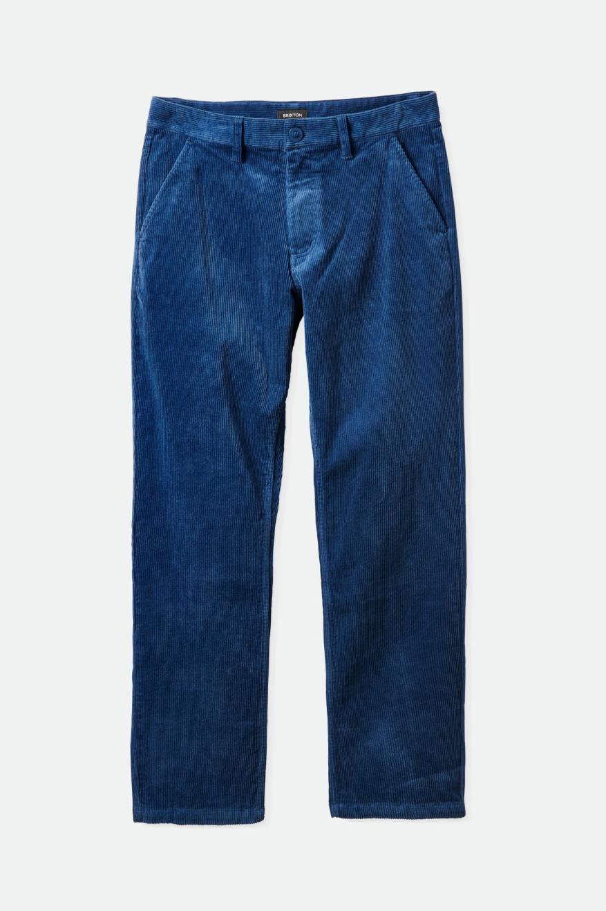 Blue Men's Brixton Choice Chino Regular Pants | 410962-TZU