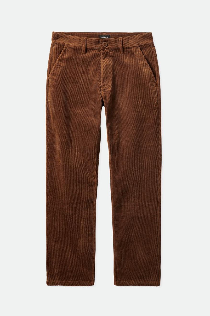 Brown Men's Brixton Choice Chino Regular Pants | 079562-VRA