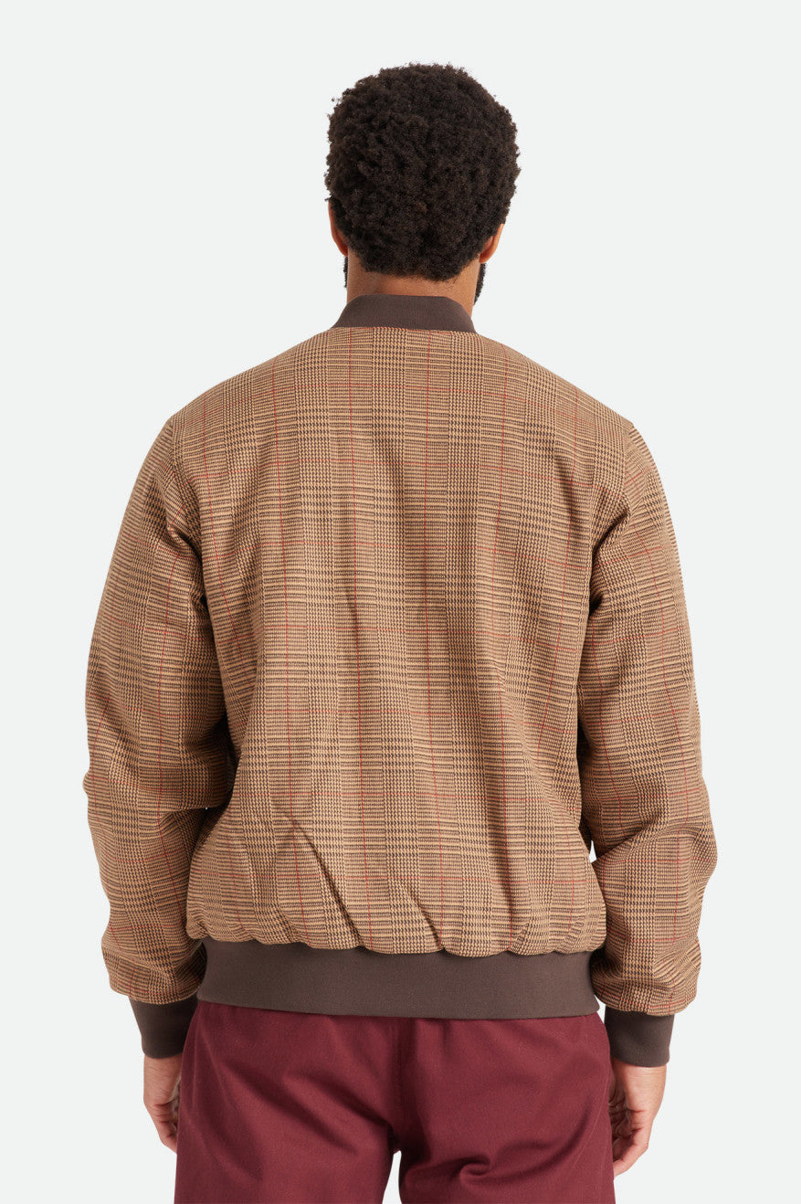 Brown Men's Brixton Dillinger Bomber Jackets | 347180-XDO