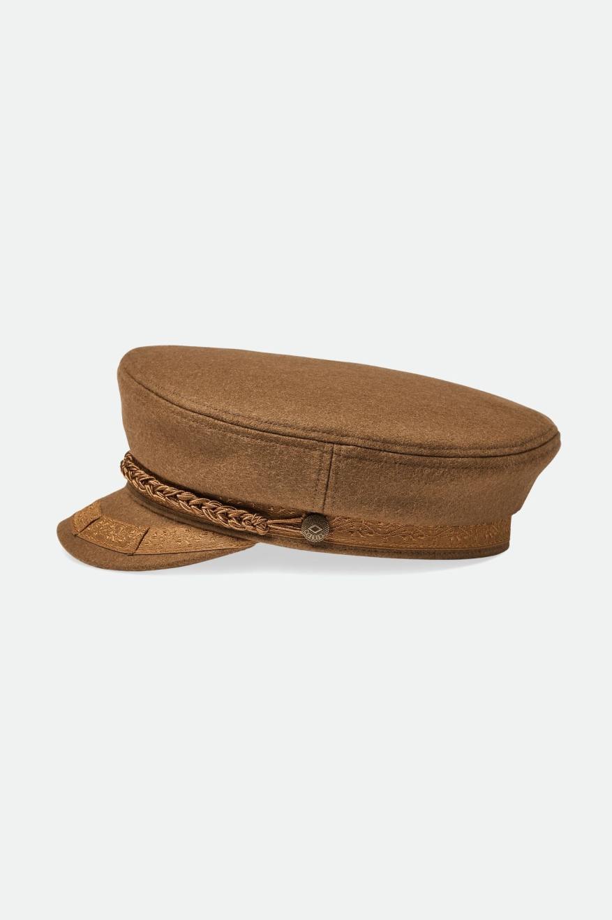 Brown Men's Brixton Fiddler Reserve Hats | 941278-IAU