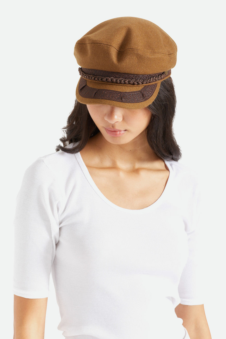 Brown Men's Brixton Fiddler Reserve Hats | 941278-IAU