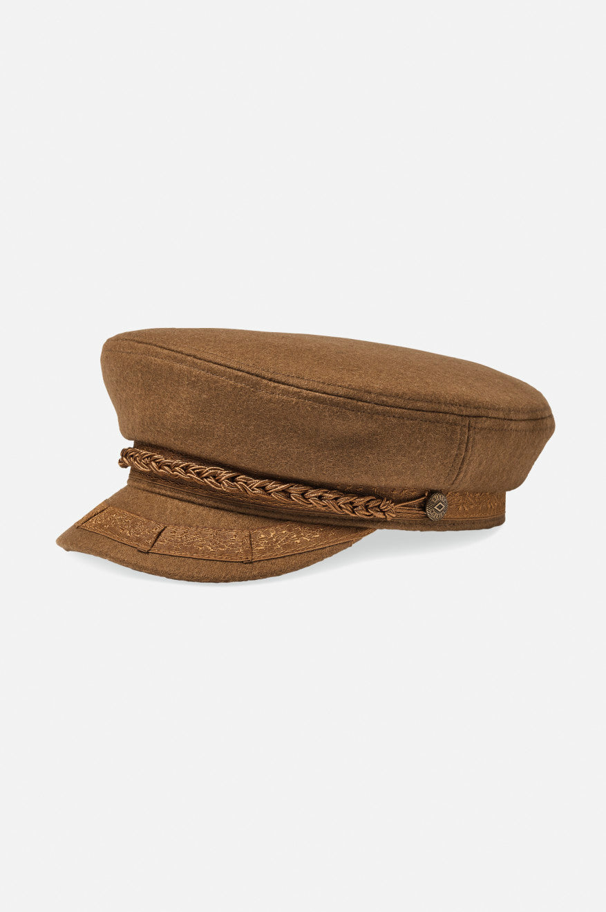 Brown Men\'s Brixton Fiddler Reserve Hats | 941278-IAU