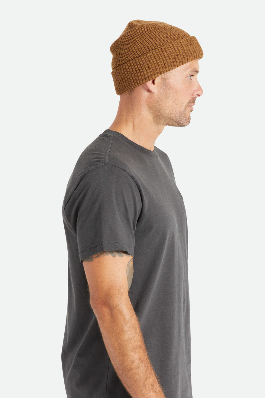 Brown Men's Brixton Heist Beanie | 625749-OMI