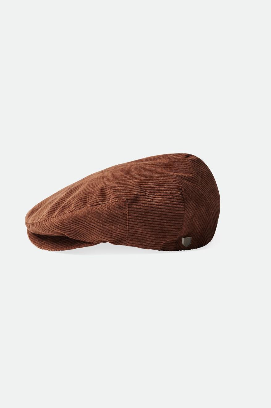 Brown Men's Brixton Hooligan Baggy Snap Hats | 185376-INZ