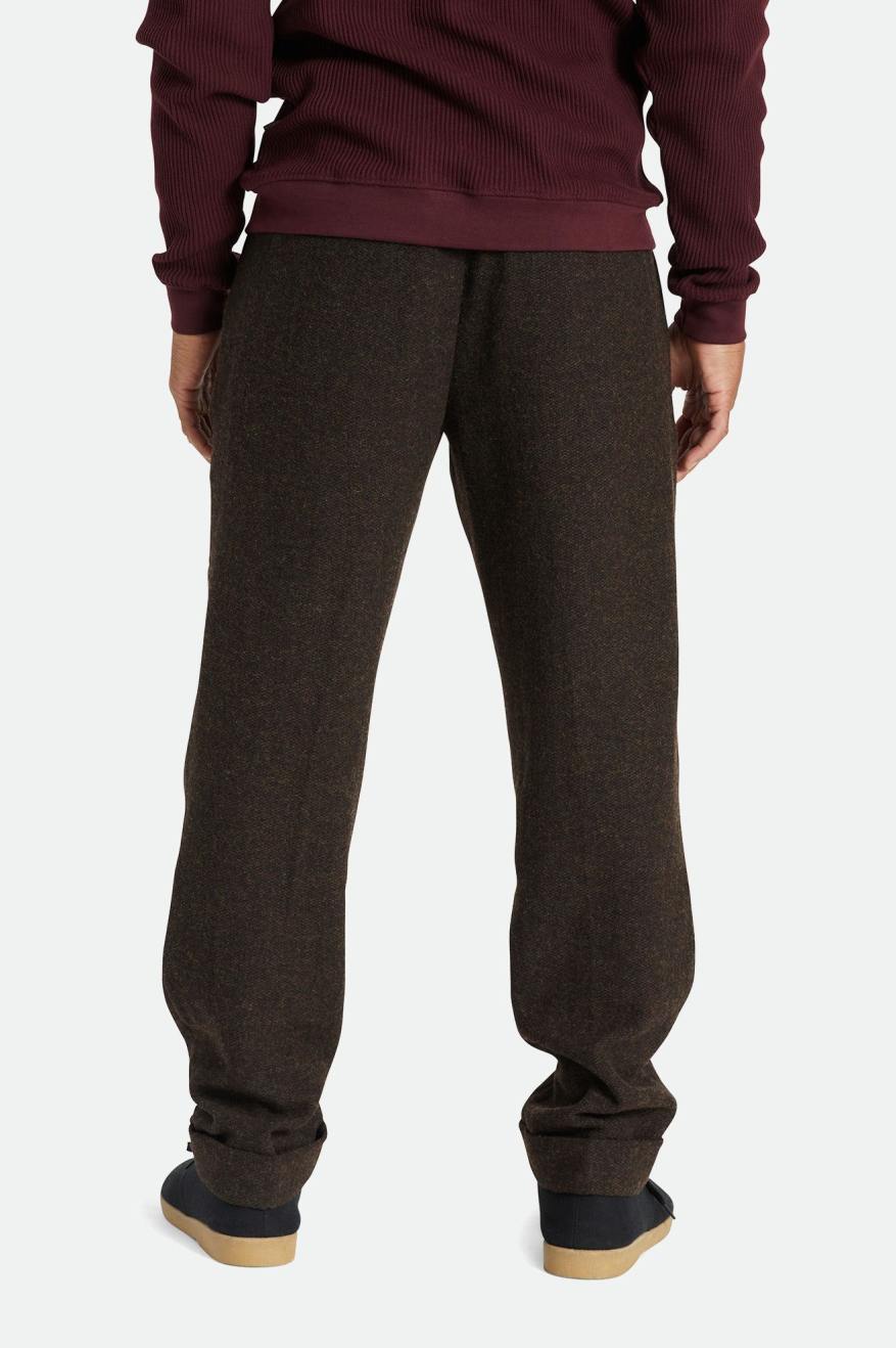 Brown Men's Brixton Regent Reserve Trouser Pants | 128437-PEY