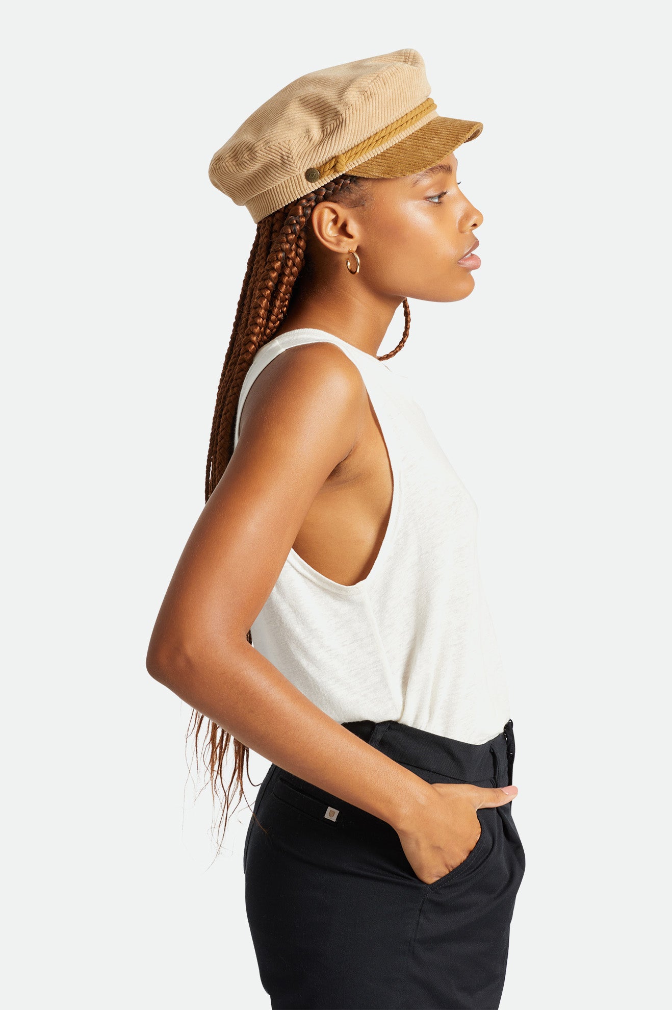 Brown Women's Brixton Fiddler Hats | 186057-VFS