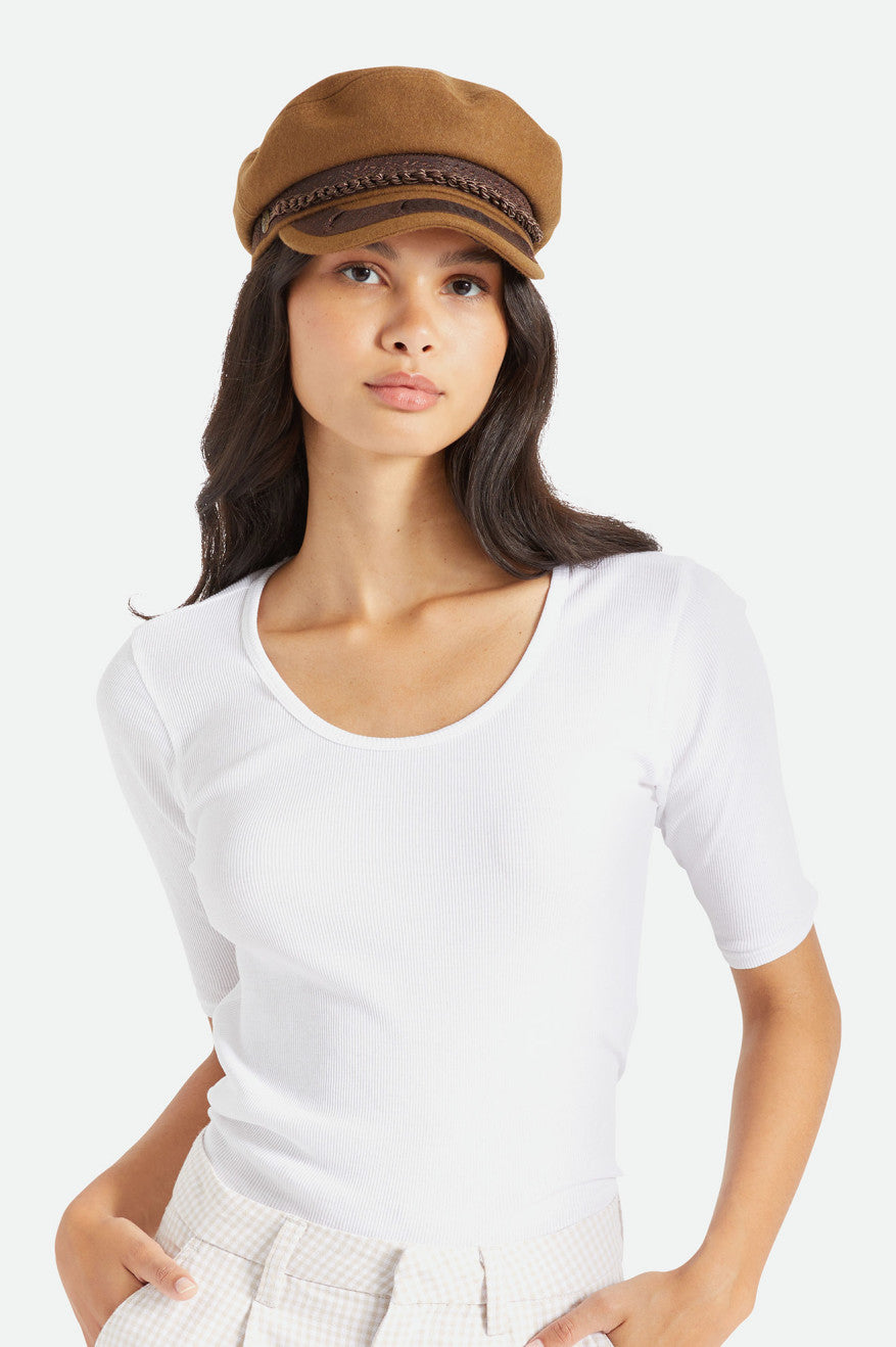 Brown Women's Brixton Fiddler Reserve Hats | 162307-KOY