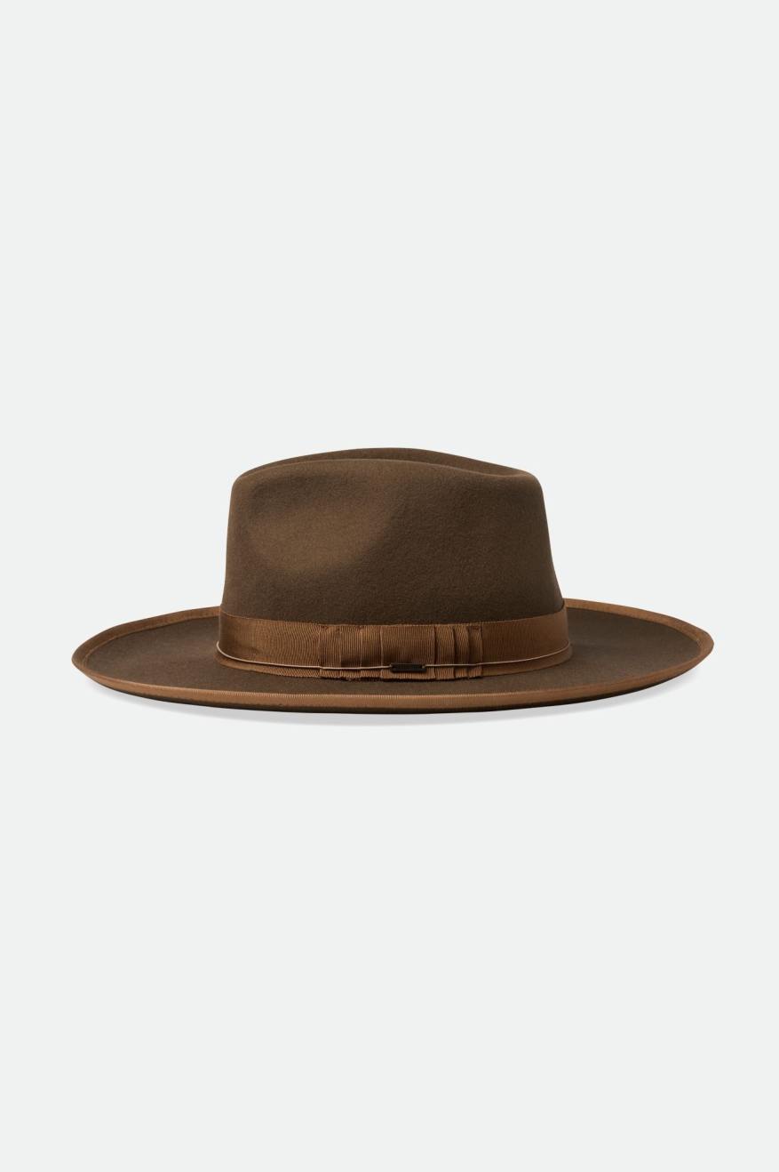 Brown Women's Brixton Reno Fedora Fedoras | 380271-NJC