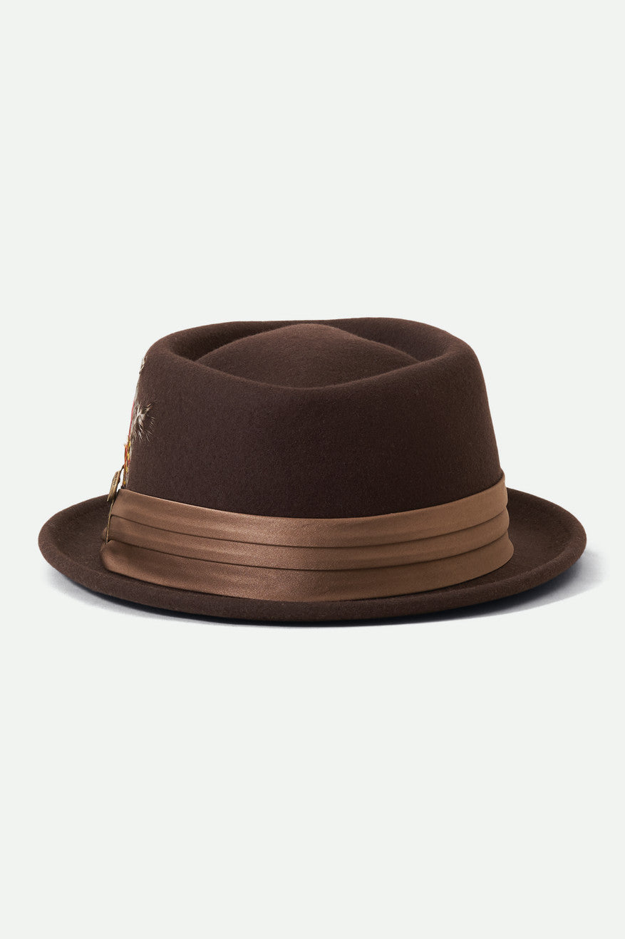 Brown Women's Brixton Stout Pork Pie Hats | 859017-ITW