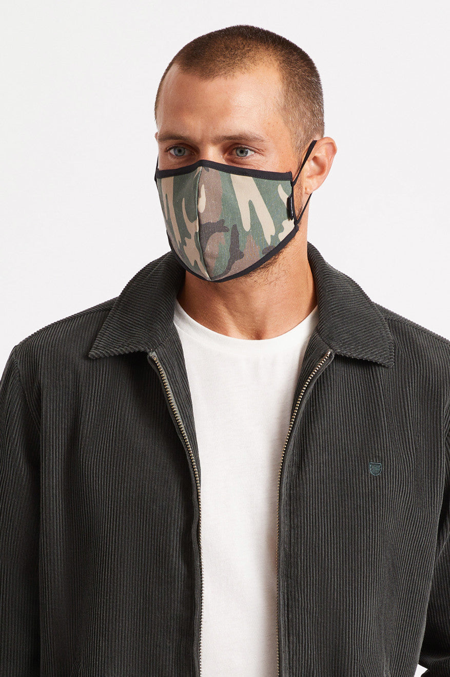 Camo Unisex Brixton Antimicrobial 4-Way Stretch Face Masks | 374016-RDO