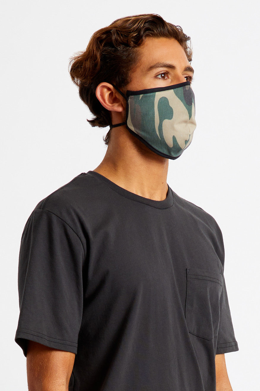 Camo Unisex Brixton Antimicrobial 4-Way Stretch Face Masks | 374016-RDO