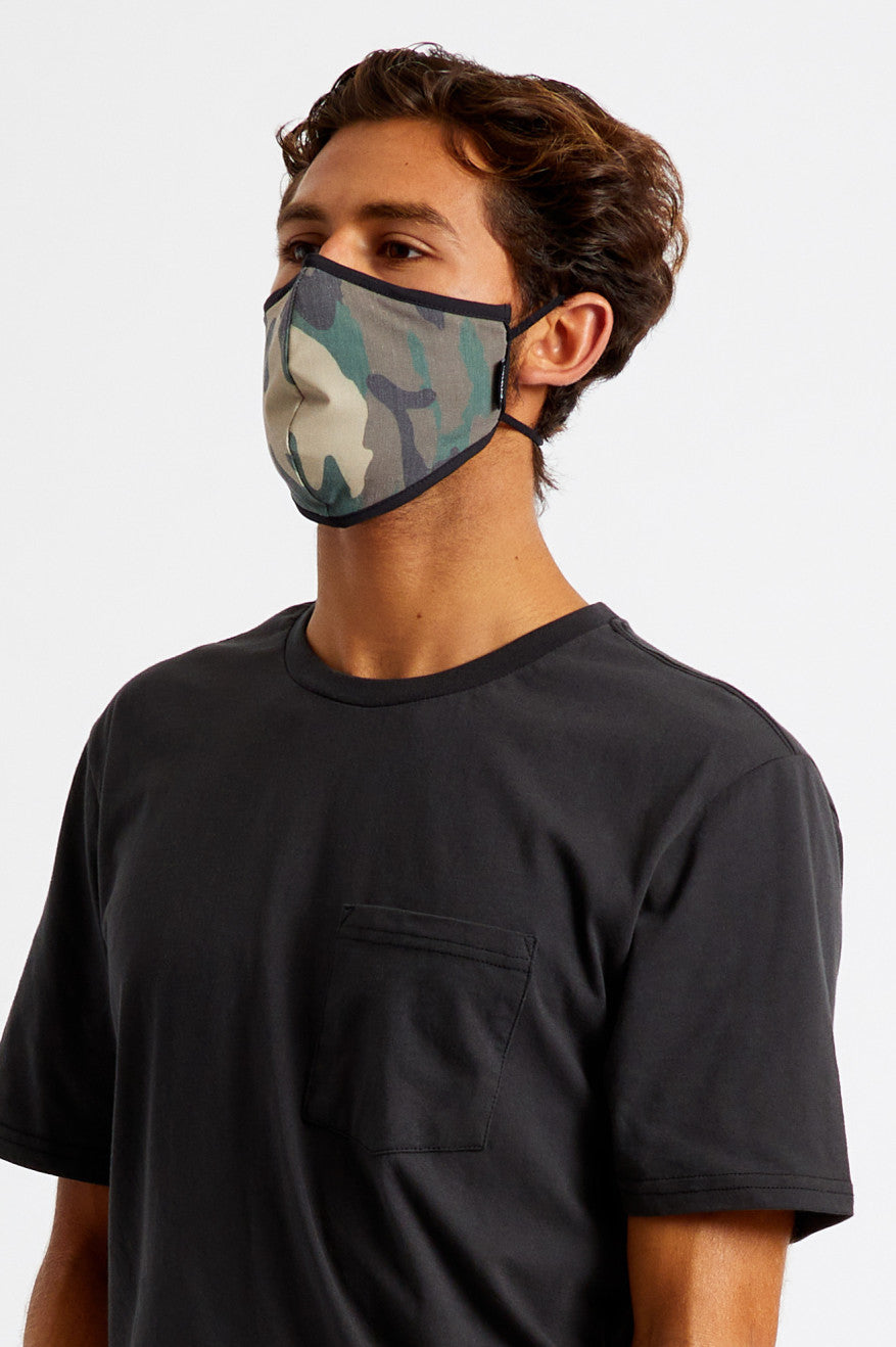 Camo Unisex Brixton Antimicrobial 4-Way Stretch Face Masks | 374016-RDO