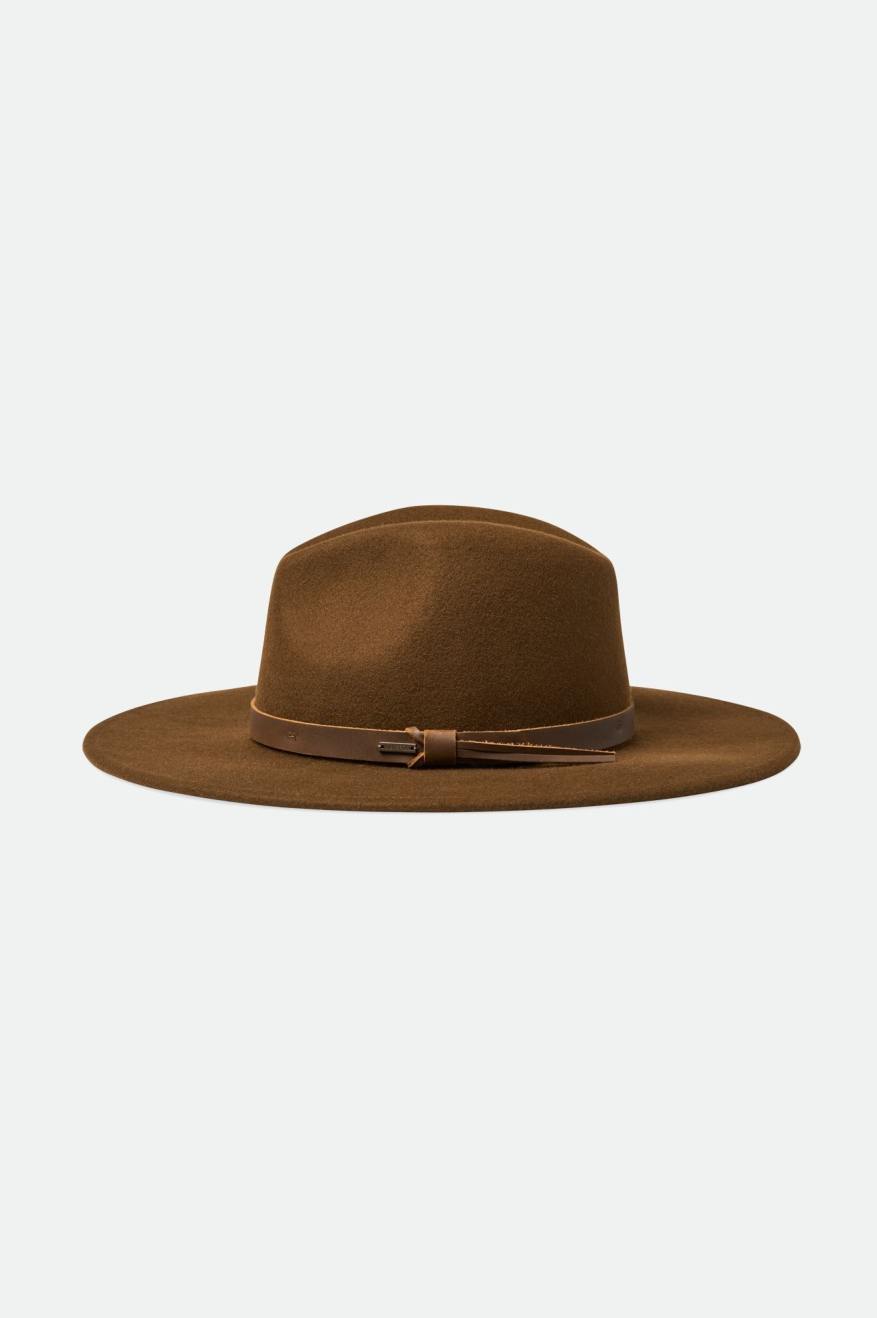 Coffee Men's Brixton Field Proper Hats | 239418-MIJ