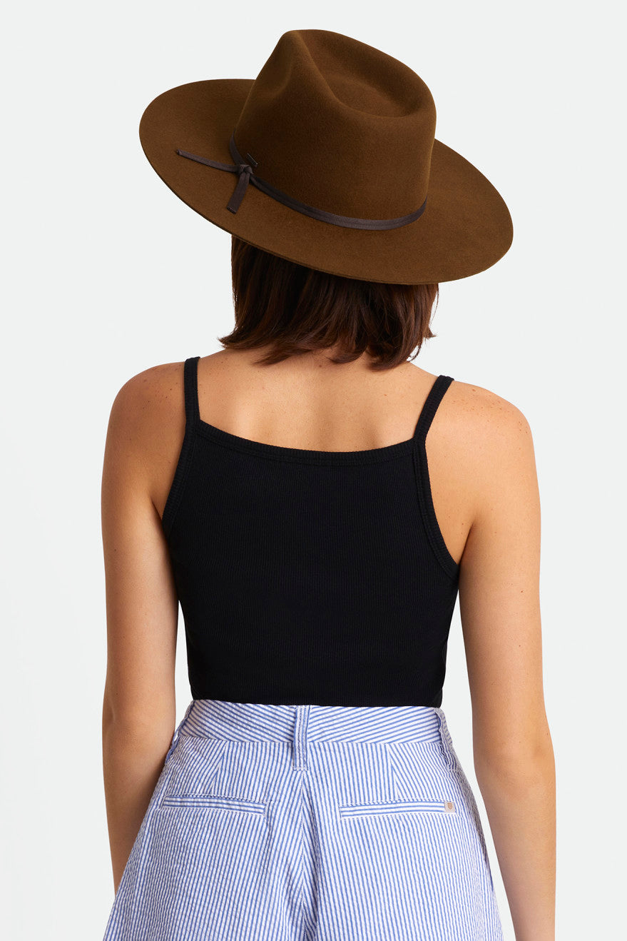 Coffee Women's Brixton Cohen Cowboy Hat Hats | 187549-UAZ