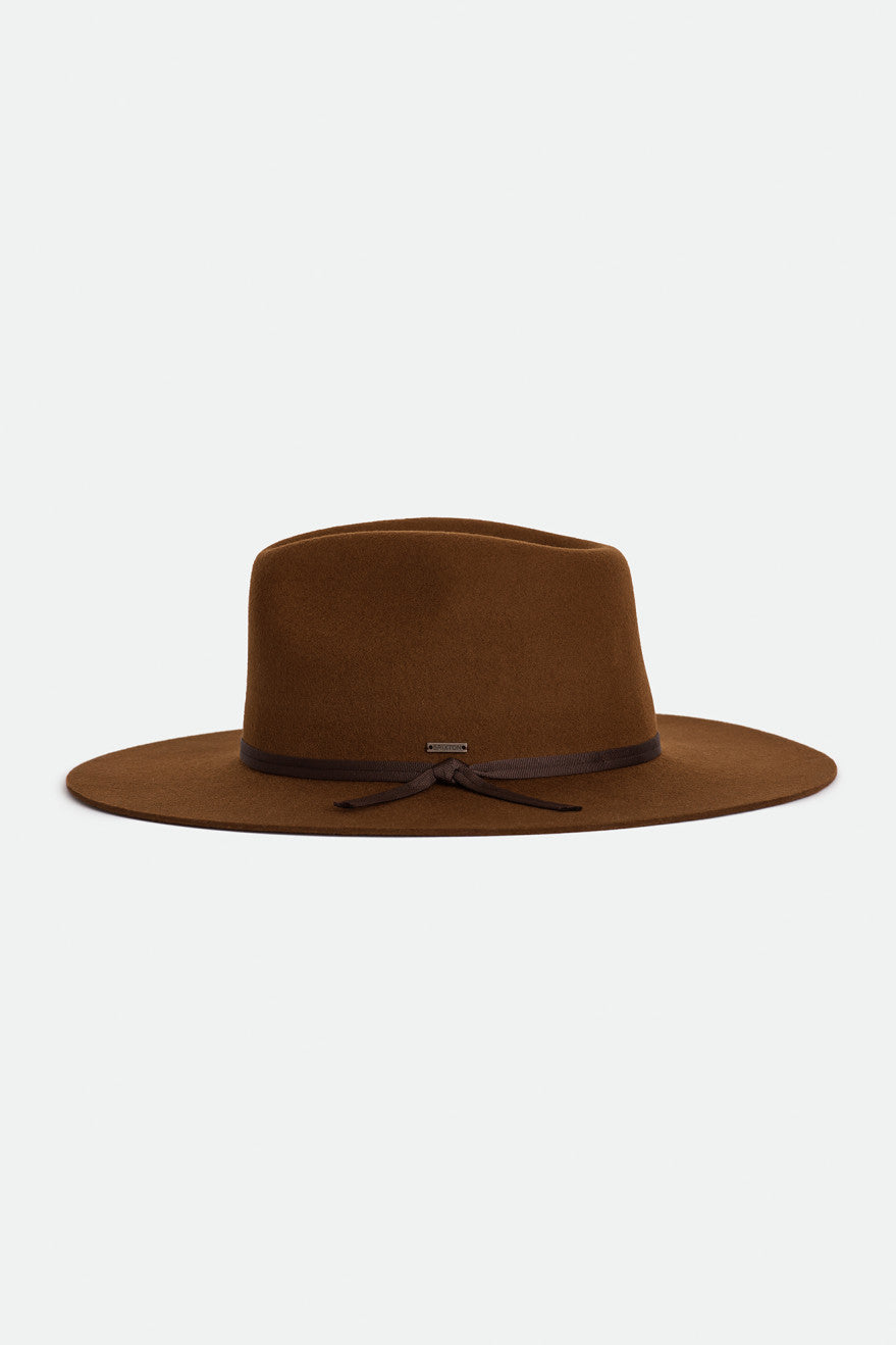 Coffee Women's Brixton Cohen Cowboy Hat Hats | 187549-UAZ