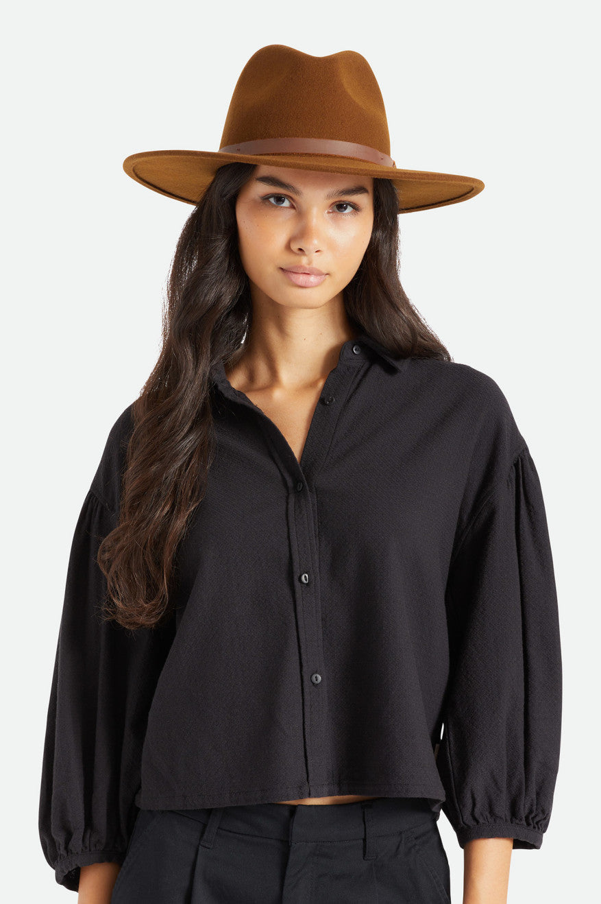 Coffee Women's Brixton Field Proper Hat Hats | 156729-JVT