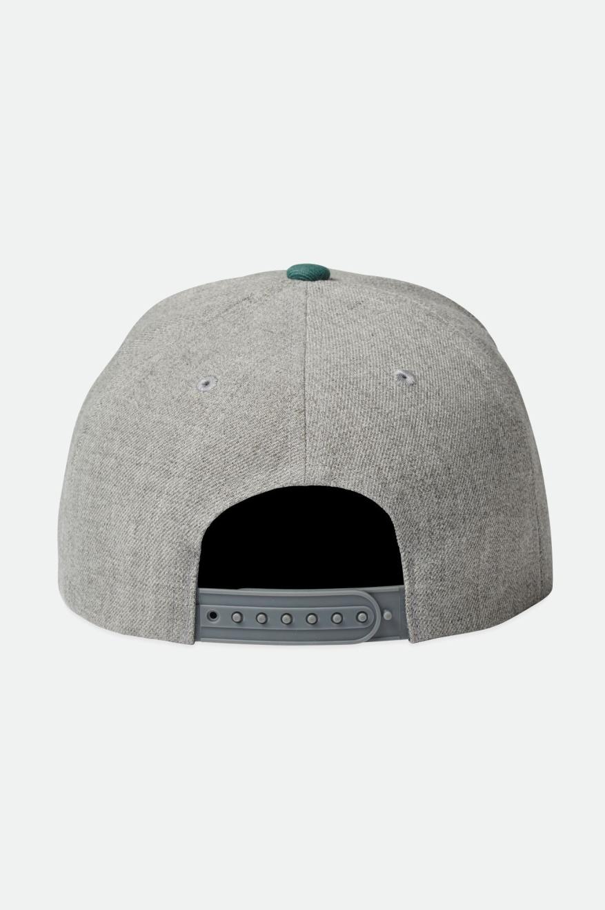 Dark Grey / Dark Green Men's Brixton Crest C MP Caps | 750946-KUD