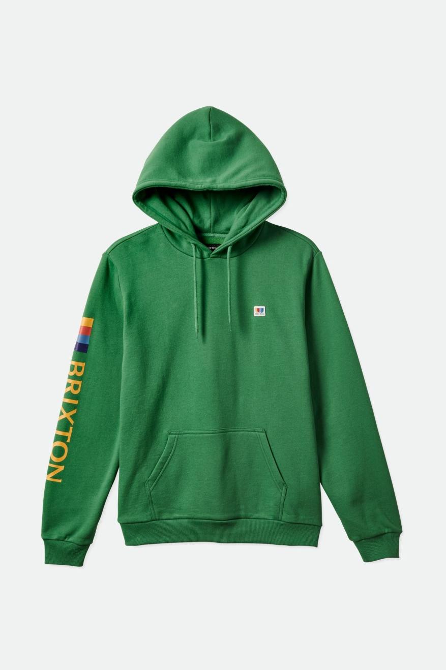 Green Men's Brixton Alton Hoodie | 346578-TDK