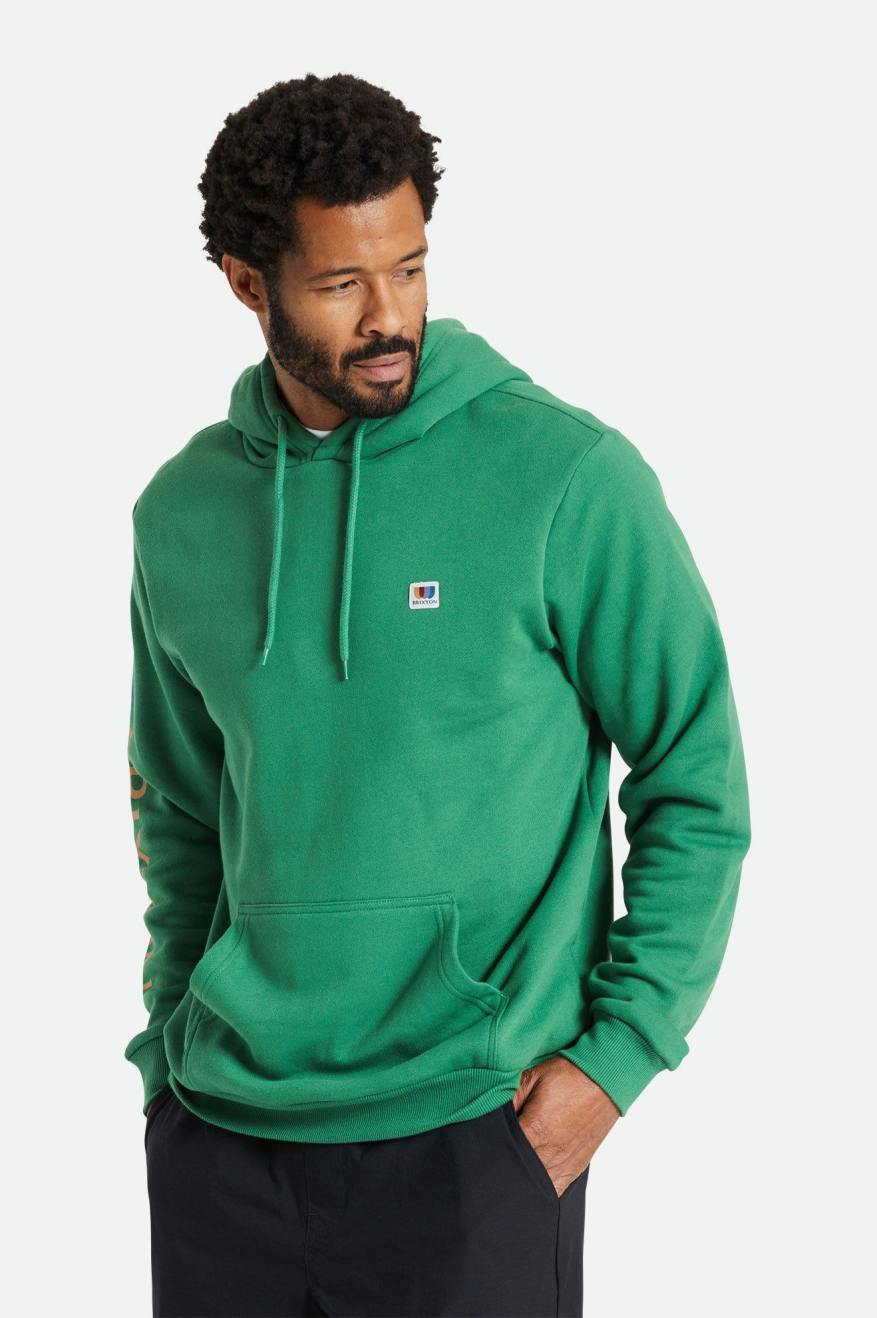 Green Men\'s Brixton Alton Hoodie | 346578-TDK