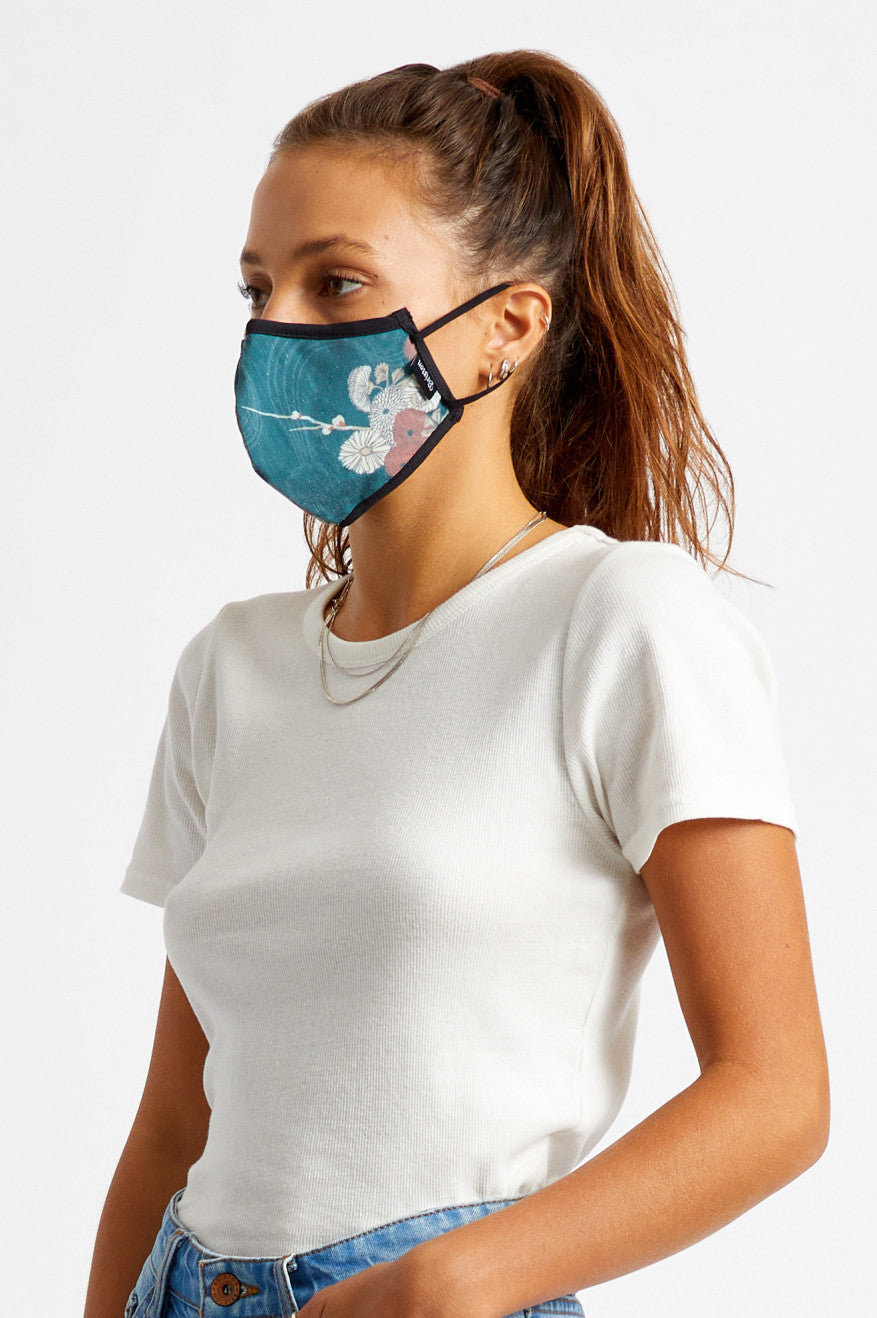 Green Unisex Brixton Antimicrobial 4-Way Stretch Face Masks | 534628-MPC