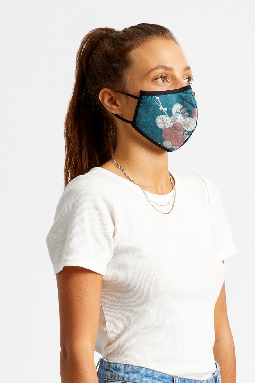 Green Unisex Brixton Antimicrobial 4-Way Stretch Face Masks | 534628-MPC