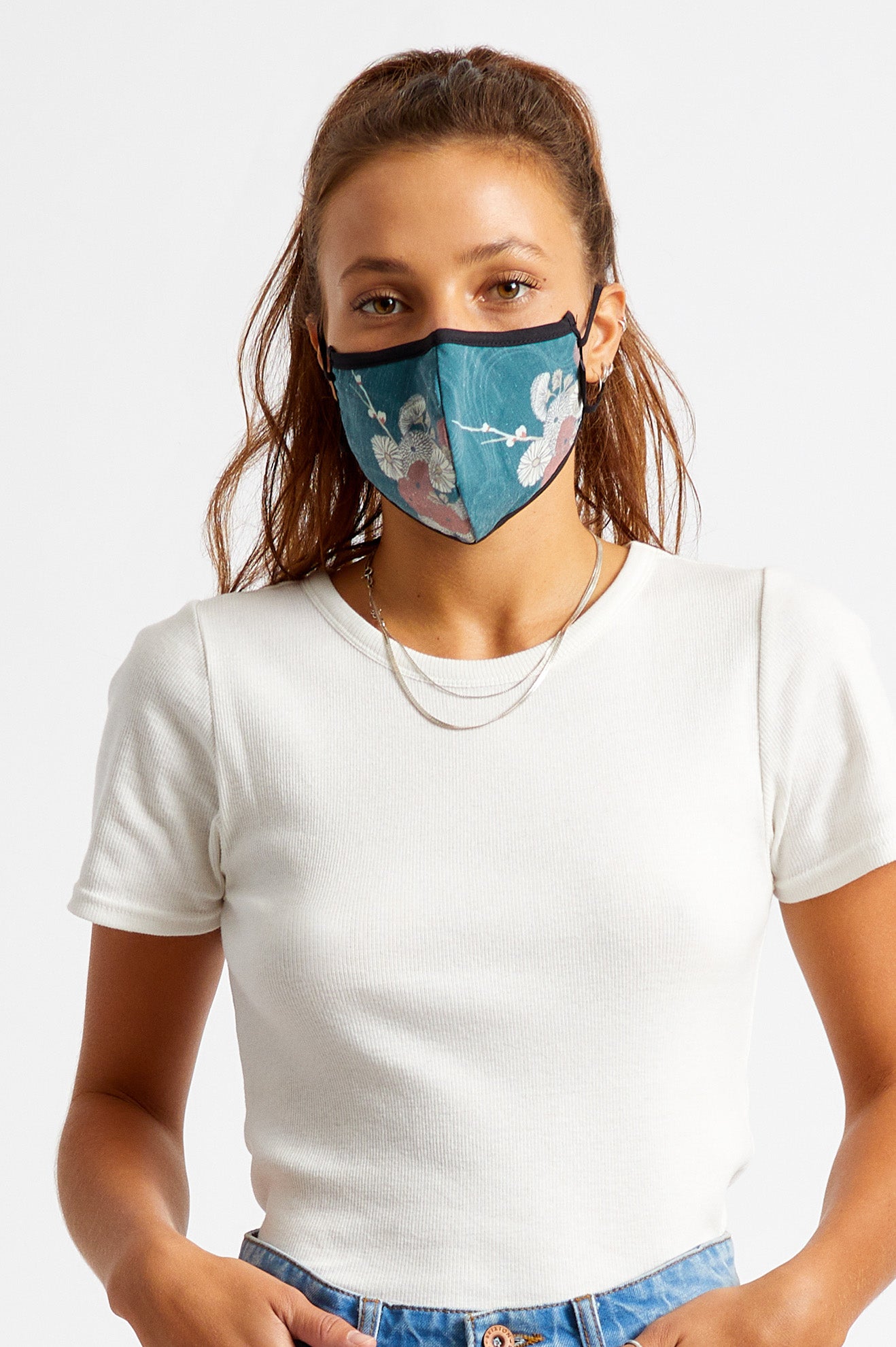 Green Unisex Brixton Antimicrobial 4-Way Stretch Face Masks | 534628-MPC