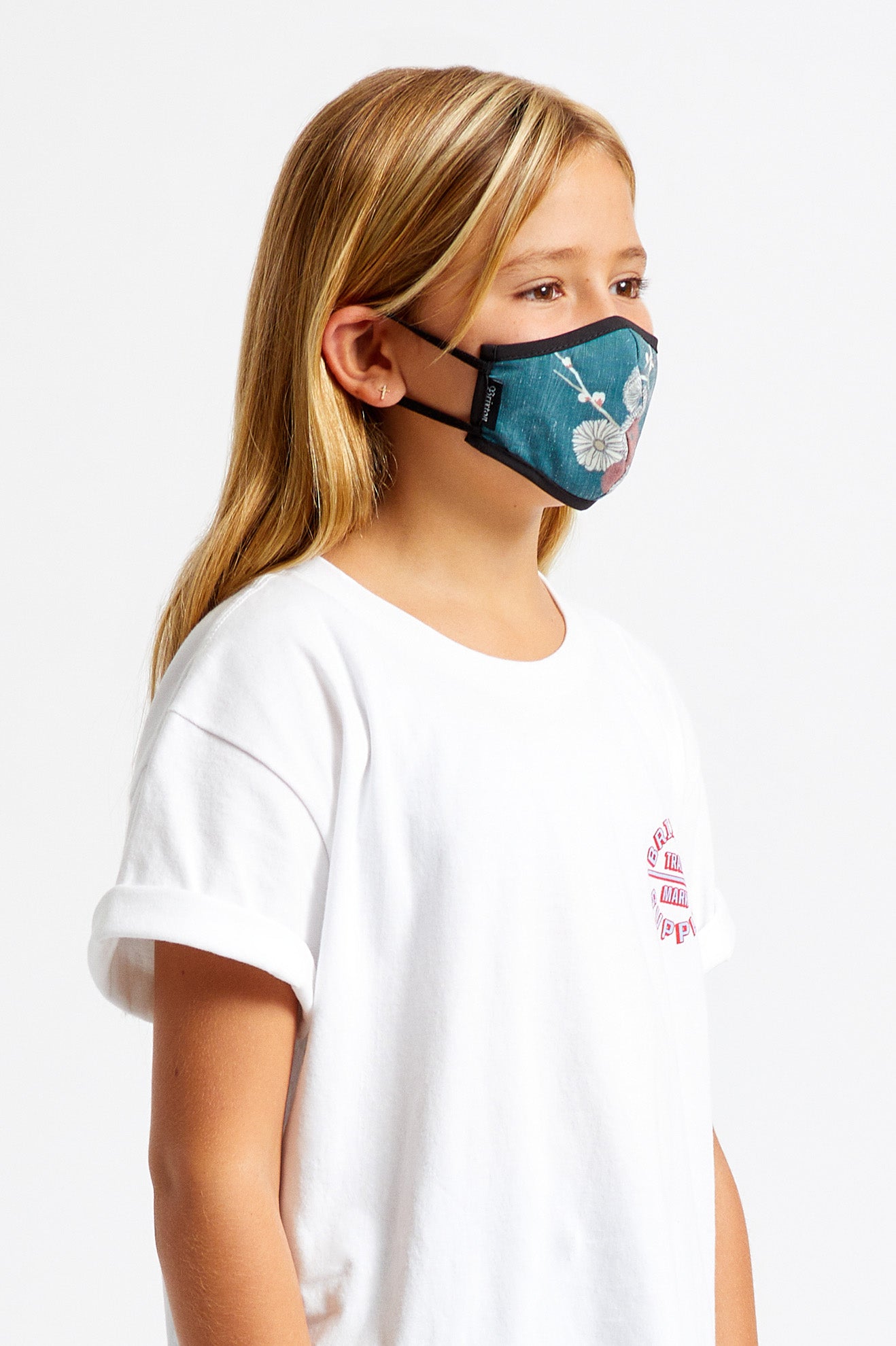 Green Unisex Brixton Youth Antimicrobial Face Masks | 046925-ZKD