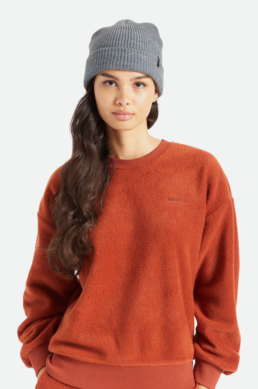 Grey Women's Brixton Heist Beanie | 537128-ZMD