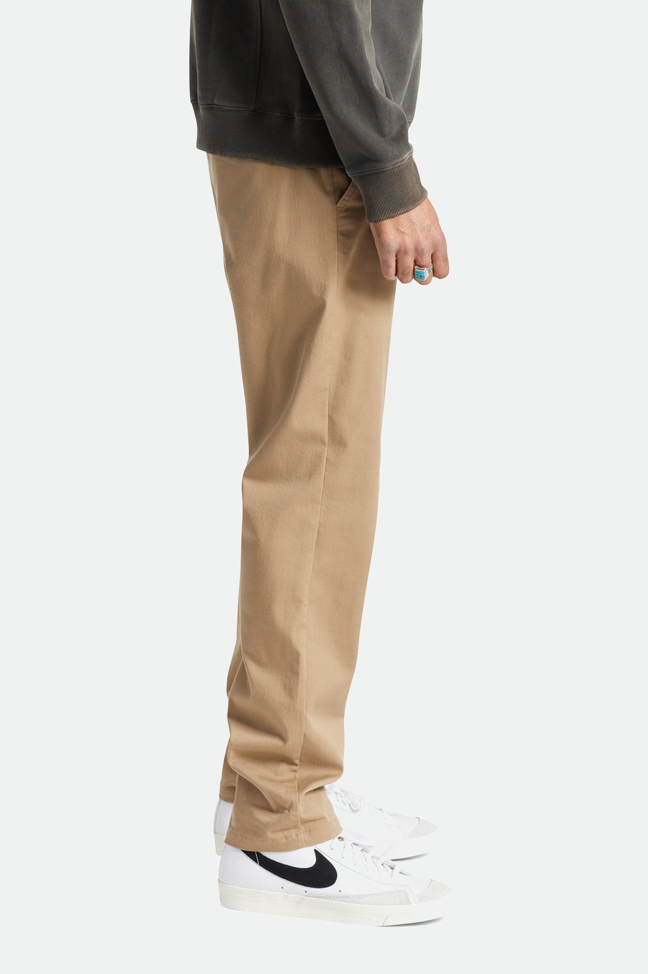 Khaki Men's Brixton Choice Chino Pants | 736980-DNR