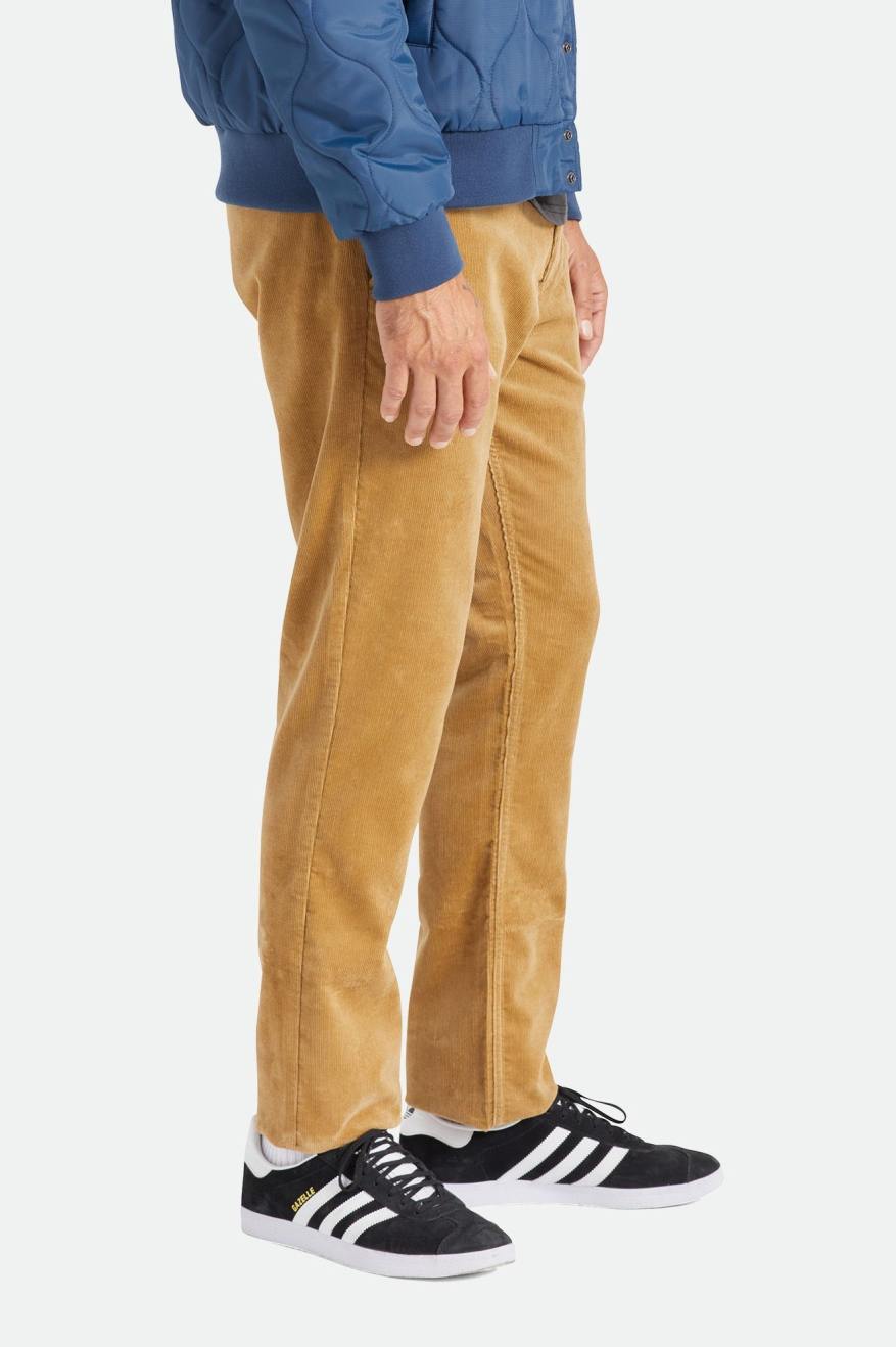 Khaki Men's Brixton Choice Chino Regular Pants | 798164-MLU