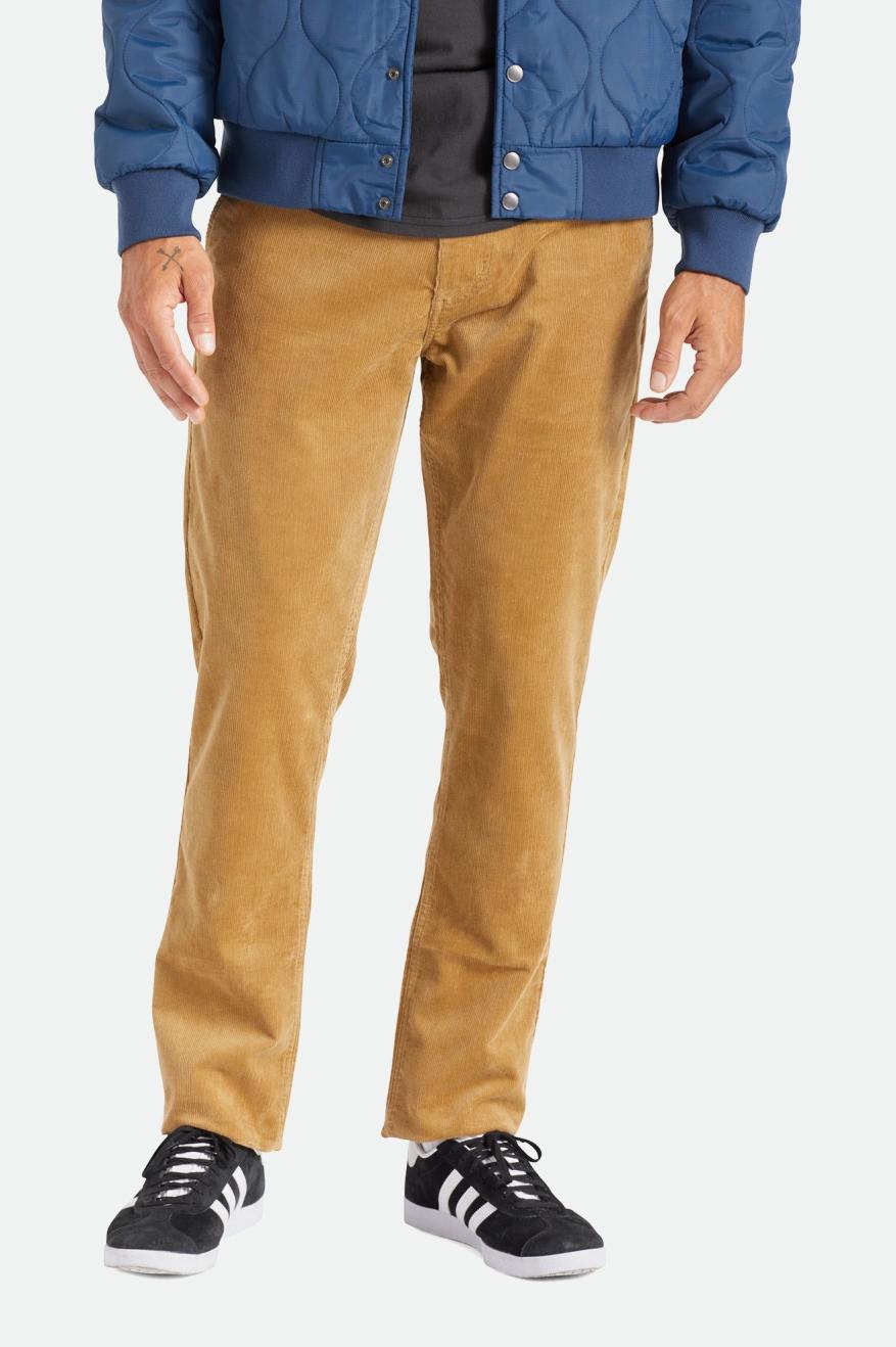 Khaki Men\'s Brixton Choice Chino Regular Pants | 798164-MLU