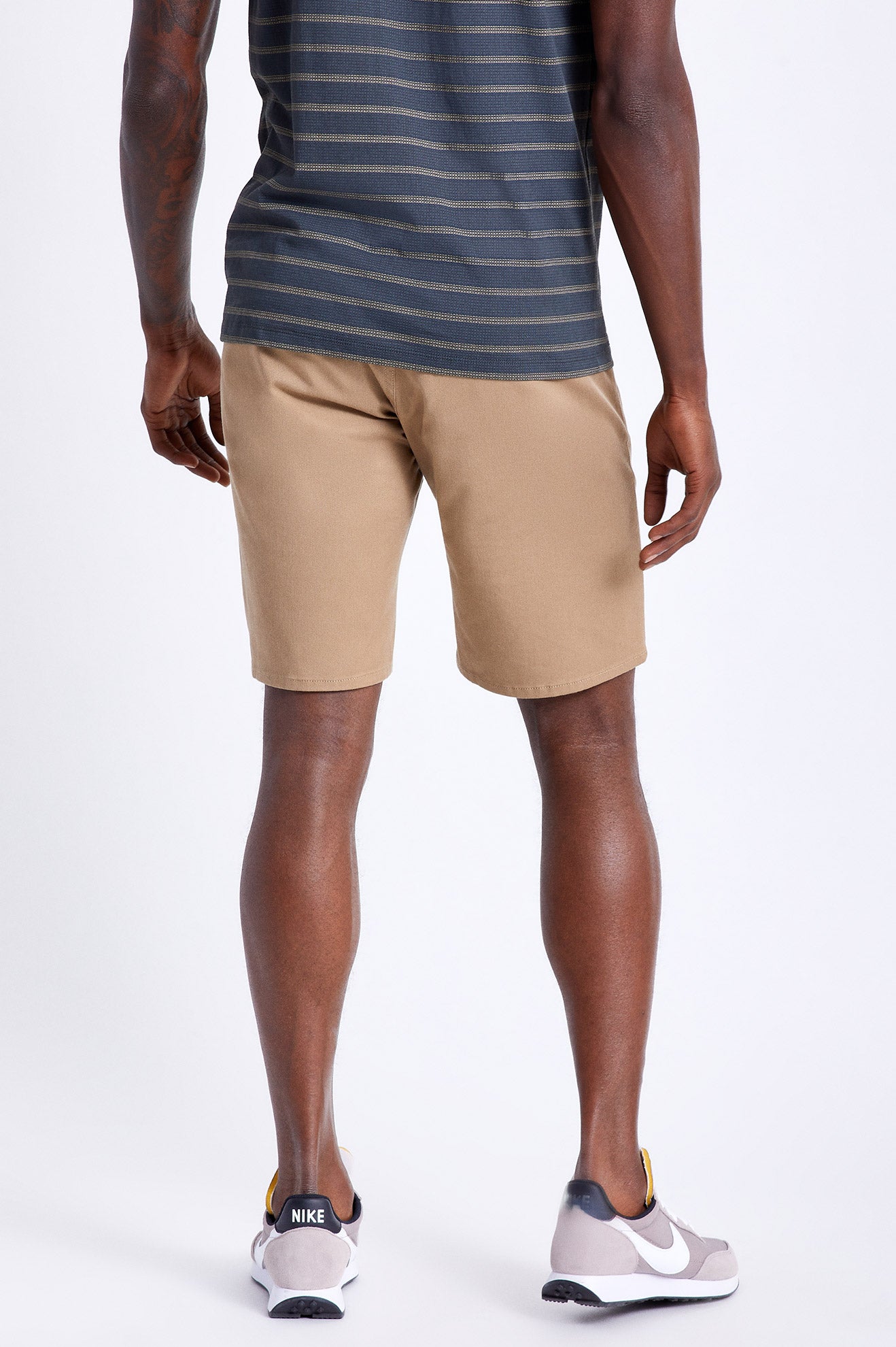 Khaki Men's Brixton Choice Chino Shorts | 236147-PZV