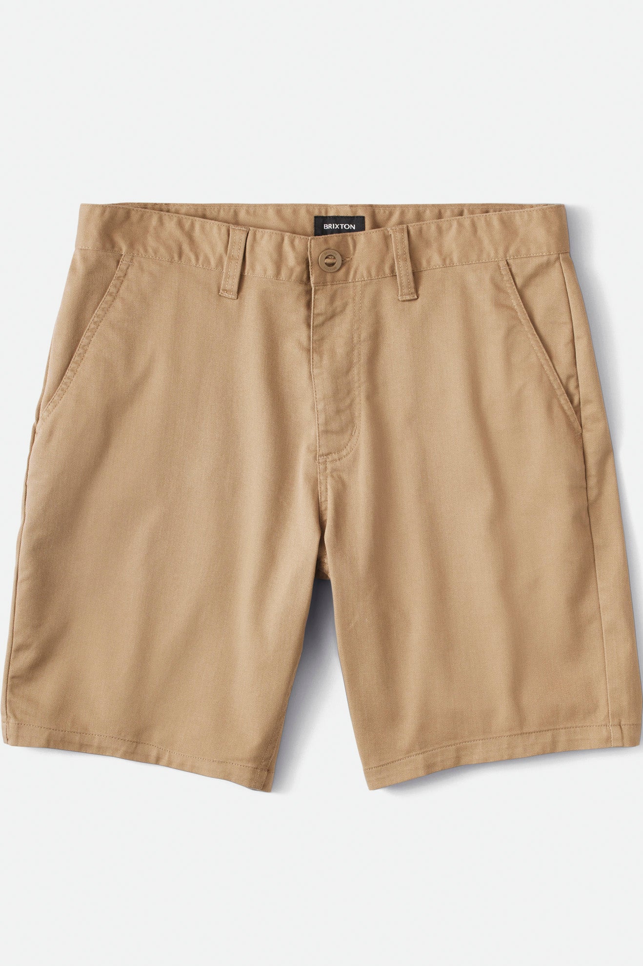 Khaki Men's Brixton Choice Chino Shorts | 236147-PZV